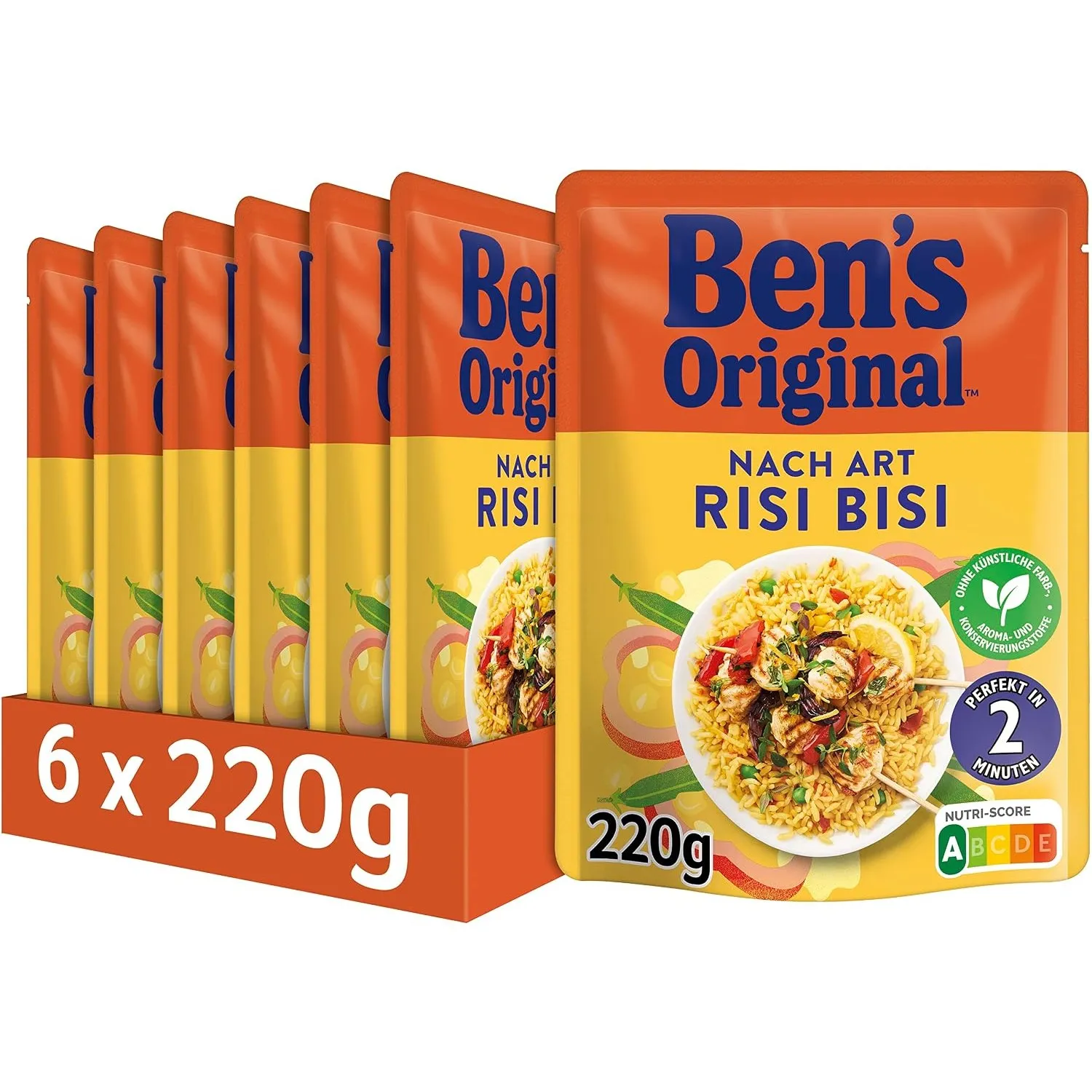 Ben's Original Express Reis Risi Bisi 6 x 220g, Multipack