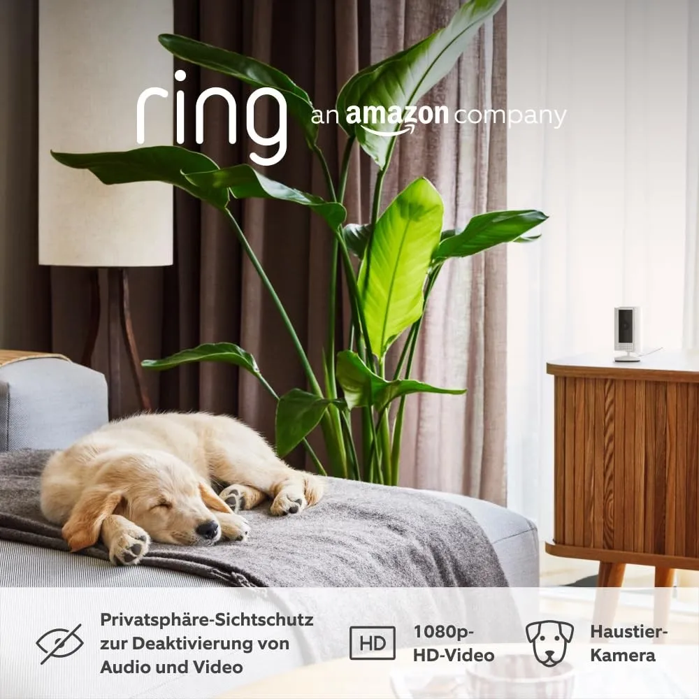 Zertifiziert und generalüberholt Ring Innenkamera (Indoor Camera 2. Gen.) | Überwachungskamera für den Innenbereich | 1…