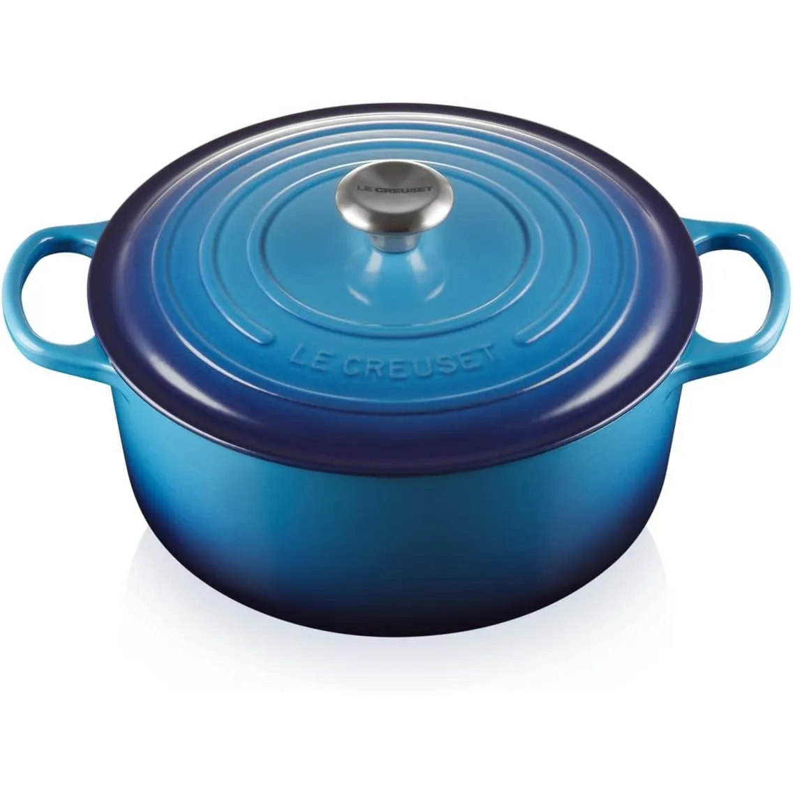 Le Creuset Signature Gusseisen-Bräter mit Deckel, Ø 28 cm, Rund, Für alle Herdarten und Induktion geeignet, Volumen: 6,…