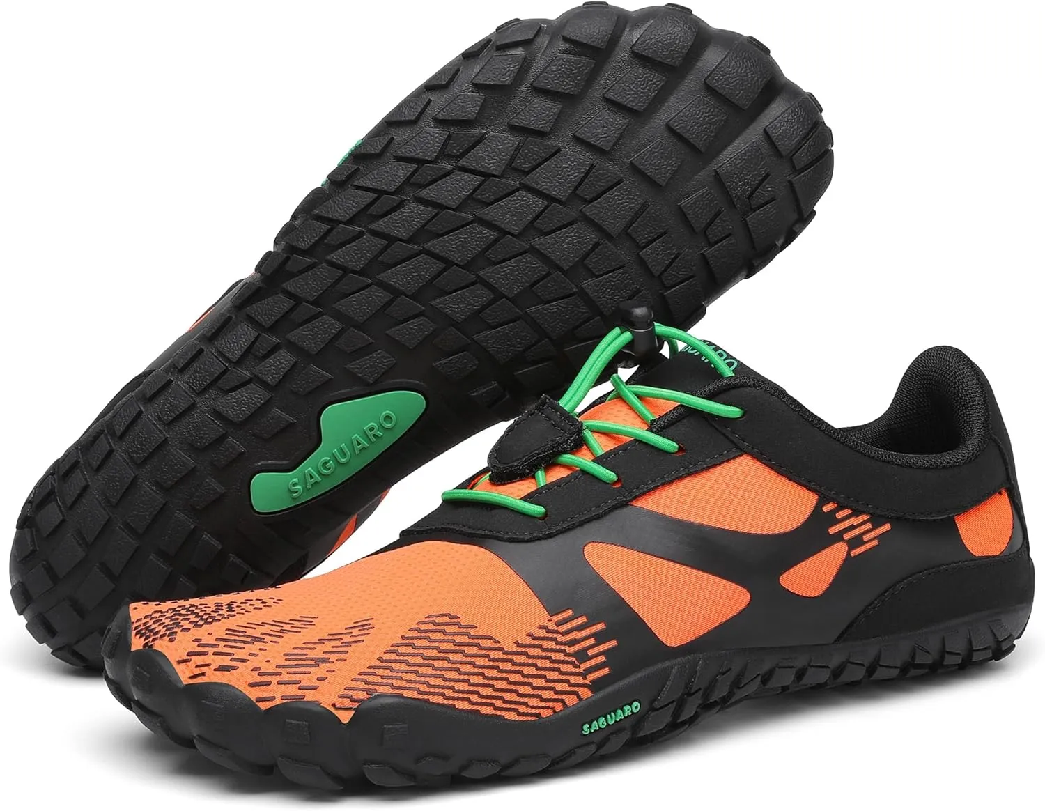 SAGUARO Unisex Barfußschuhe Leicht rutschfest Traillaufschuhe für Outdoor & Indoor