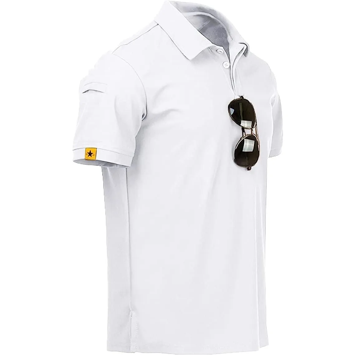 JACKETOWN Poloshirts Herren Kurzarm Atmungsaktives Funktionsshirt, M-3XL. | Polohemd Herren Atmungsaktives Sommer Knopf…