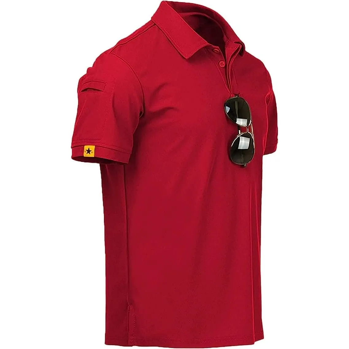 JACKETOWN Poloshirts Herren Kurzarm Atmungsaktives Schnelltrocknend Poloshirts Männer Tennis Sommer Knopfleiste T-Shirt…