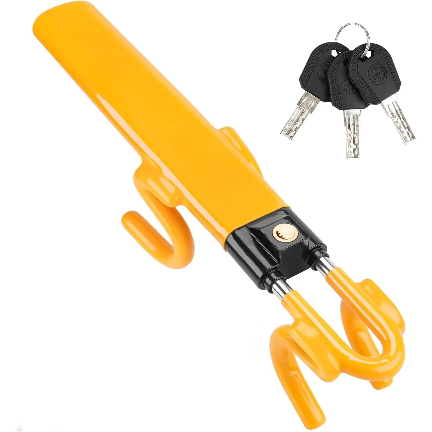 Tevlaphee Lenkradkralle, Lenkradschloss für Auto, Diebstahlsicherung auto, Strapazierfähig, Universelle Passform, PVC-S…