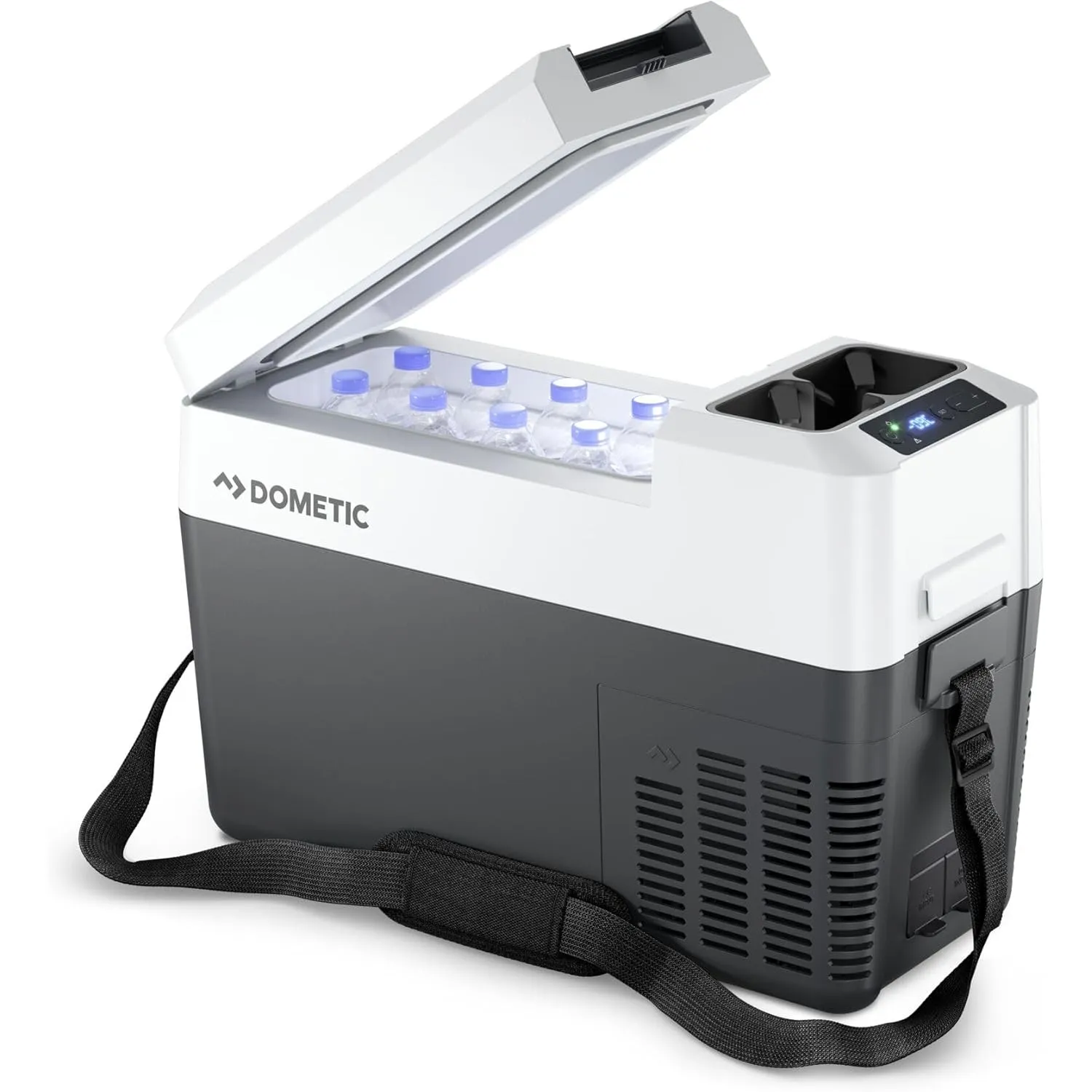 DOMETIC CFF 12 Kompressor-Kühlbox, elektrisch, leicht, 13 Liter, 12/230 V für Auto, Lkw, Boot, Wohnmobil und Steckdose,…