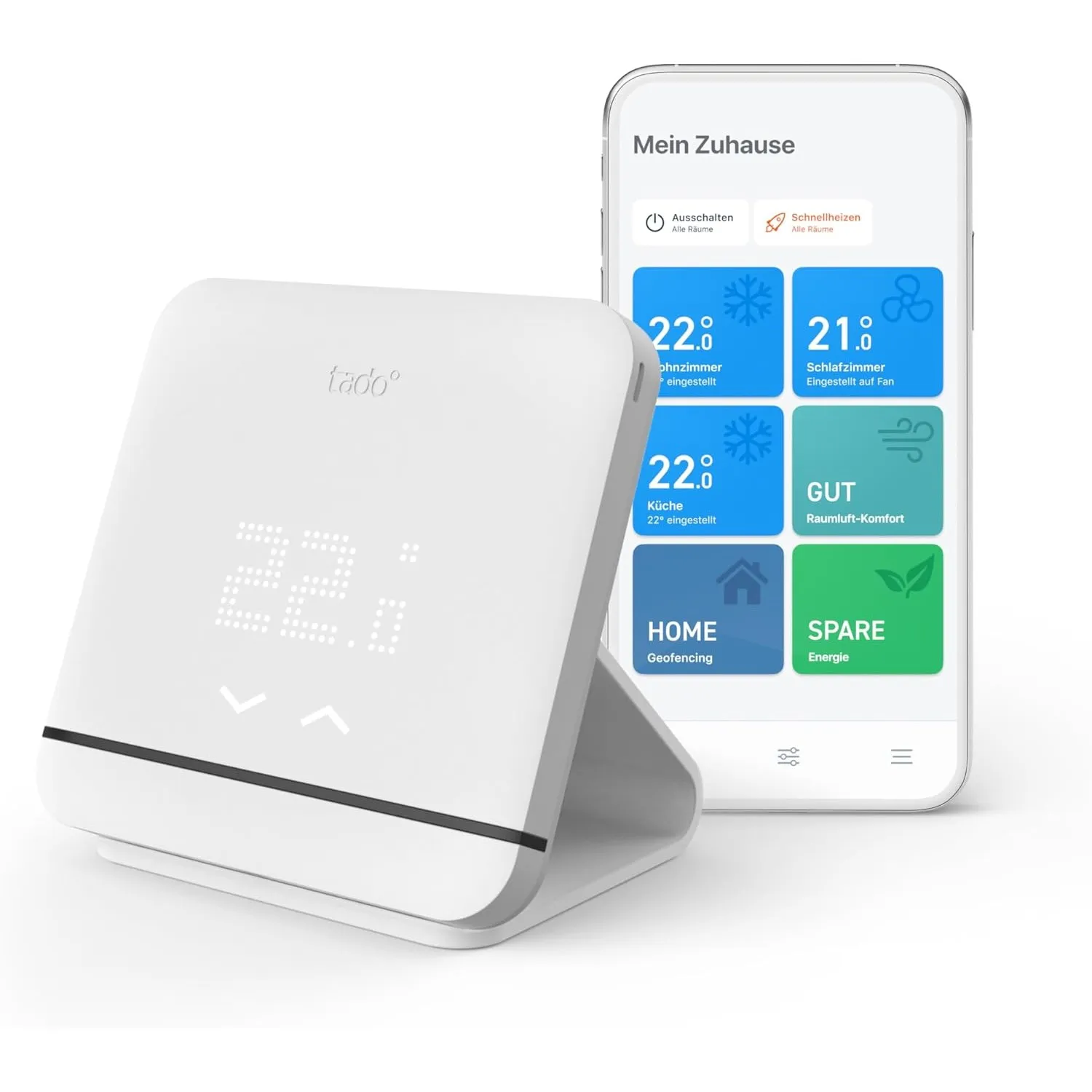 tado smarte Klimaanlagensteuerung mit Standfuß – Klimaanlage digital steuern per App – optimales Raumklima – Energie sp…