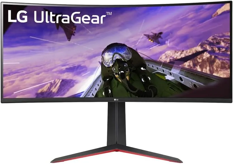 LG Electronics 34GP63AP-B.AEU UltraGear™ UWQHD Curved Gaming Monitor 34", 3440 x 1440, 21:9, 5 ms GtG, 160 Hz, HDR10, Motion Blur Reduction, AMD FreeSync™ Preminum- Schwarz