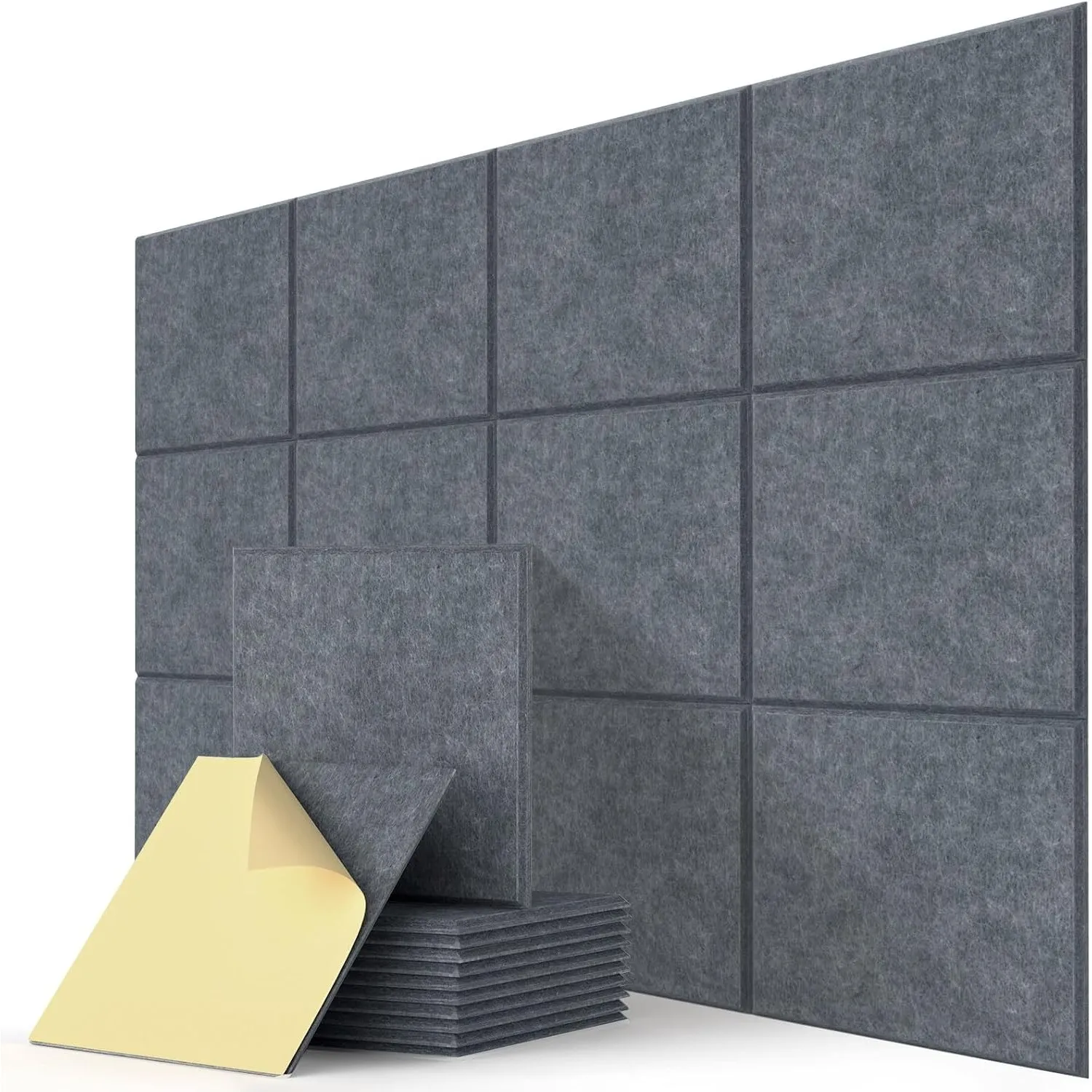 Acoustic Panels Schallabsorber Selbstklebend für Wohnzimmer Wand