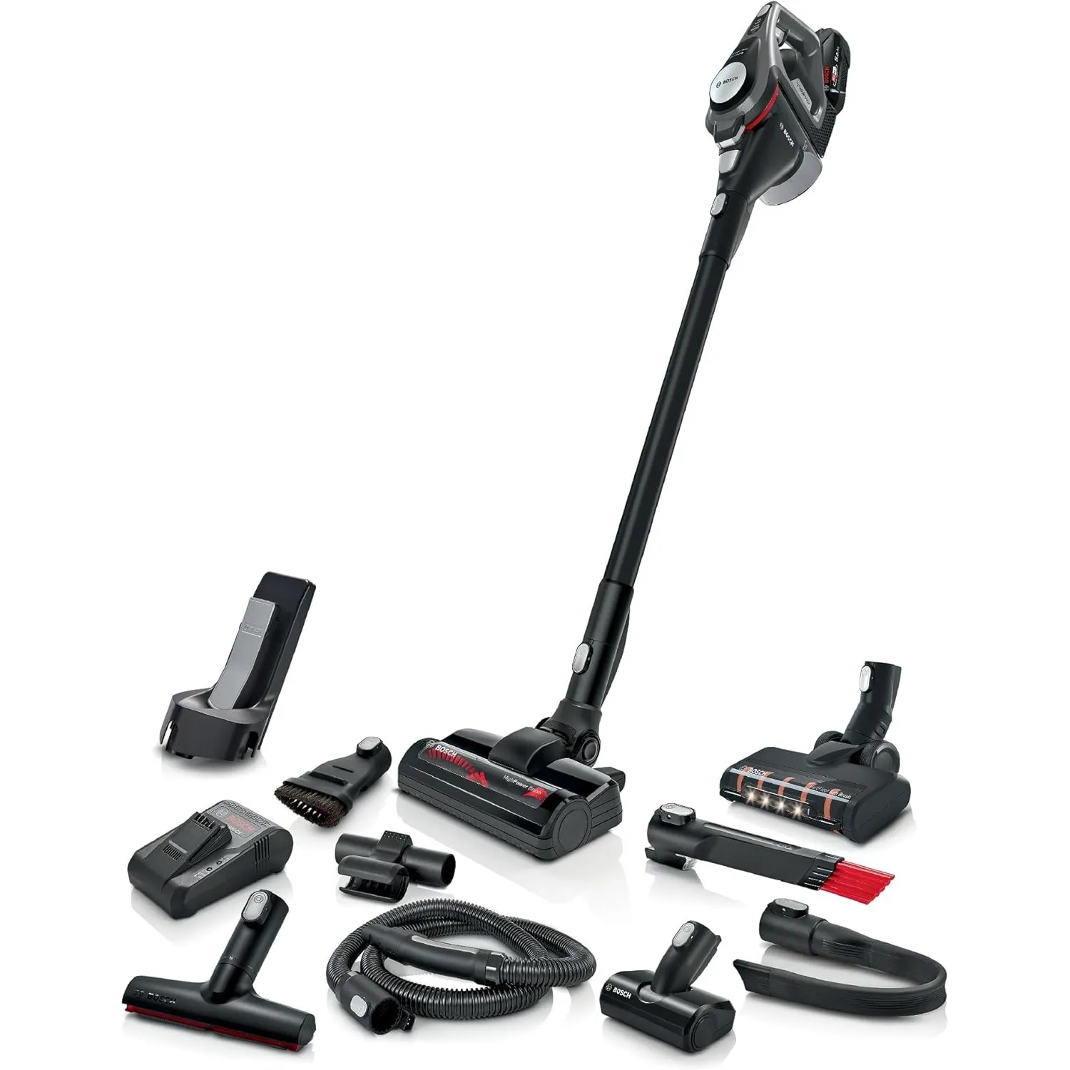 Bosch Akku-Staubsauger Unlimited 8 BSS825MULT, kabellos, HEPA-Filtersystem, 10 Jahre Motorgarantie, hohe Saugkraft, Lan…