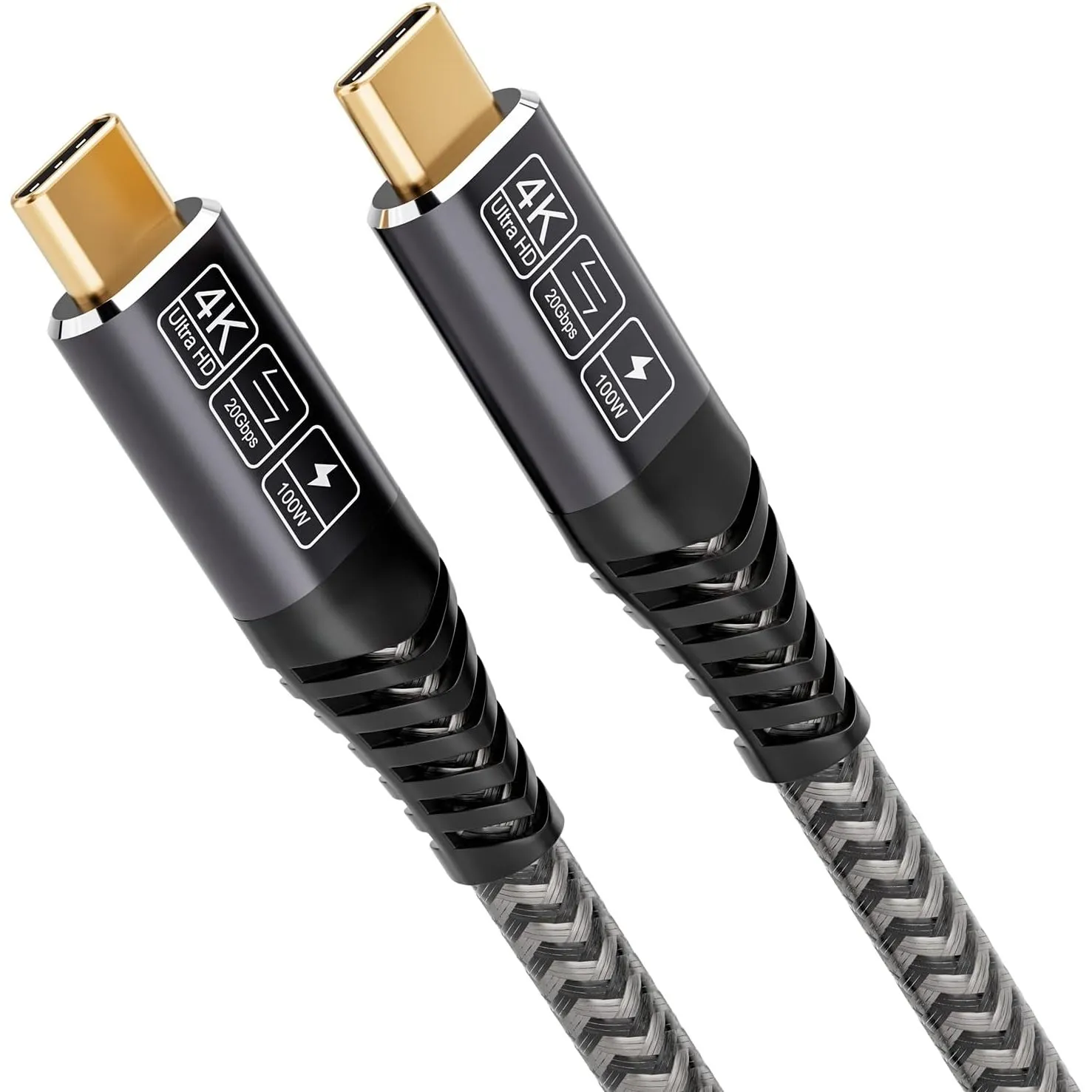 CAKOBLE USB C Kabel auf USB C 2M, USB 3.2 Gen2 Typ C ladekabel, 20 Gbps Datenübertragung, 100W 20V/5A Schnellladekabel,…