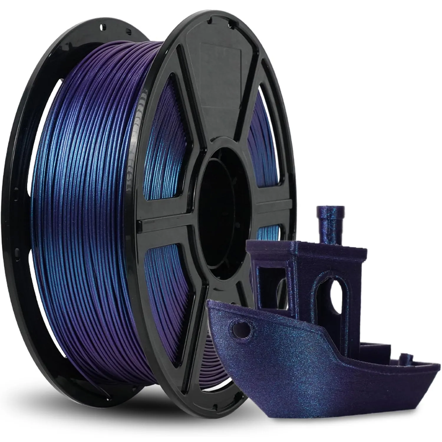FLASHFORGE 3D Printer Filament Chameleon PLA Colour Changing Filament 1.75 mm, Changes Colour with Light and Angles, 1 …