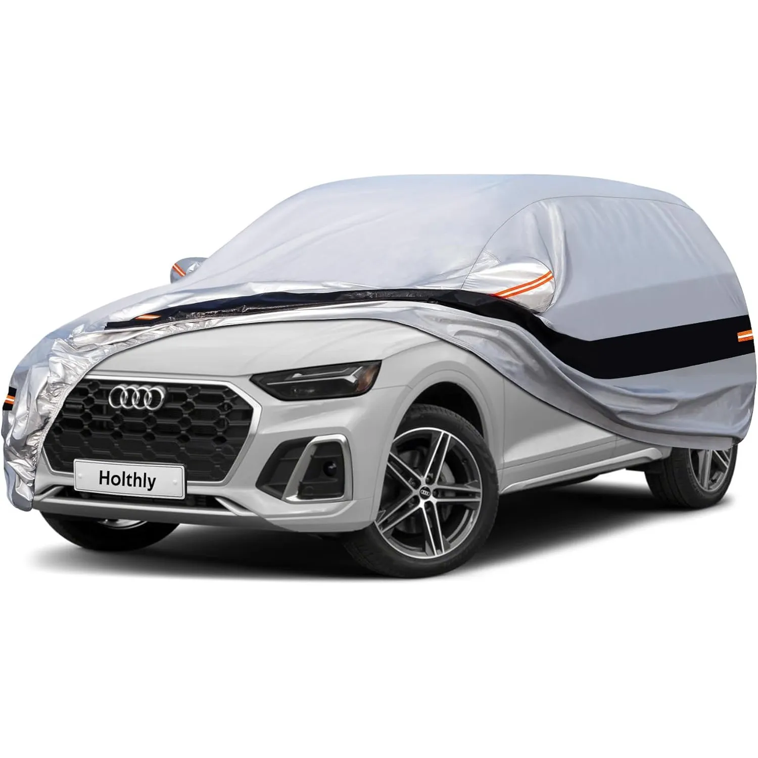 Autoabdeckung SUV 100% Wasserdicht, Auto Abdeckplane für SUV Vollgarage Regen Sonne Staub UV Schutz. Autoplane Passend …