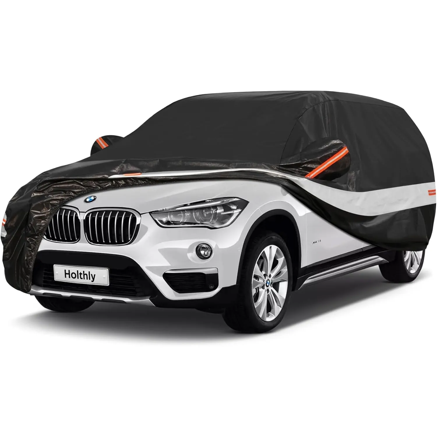 Autoabdeckung SUV 100% Wasserdicht, Auto Abdeckplane für SUV Vollgarage Regen Sonne Staub UV Schutz. Autoplane Passend …