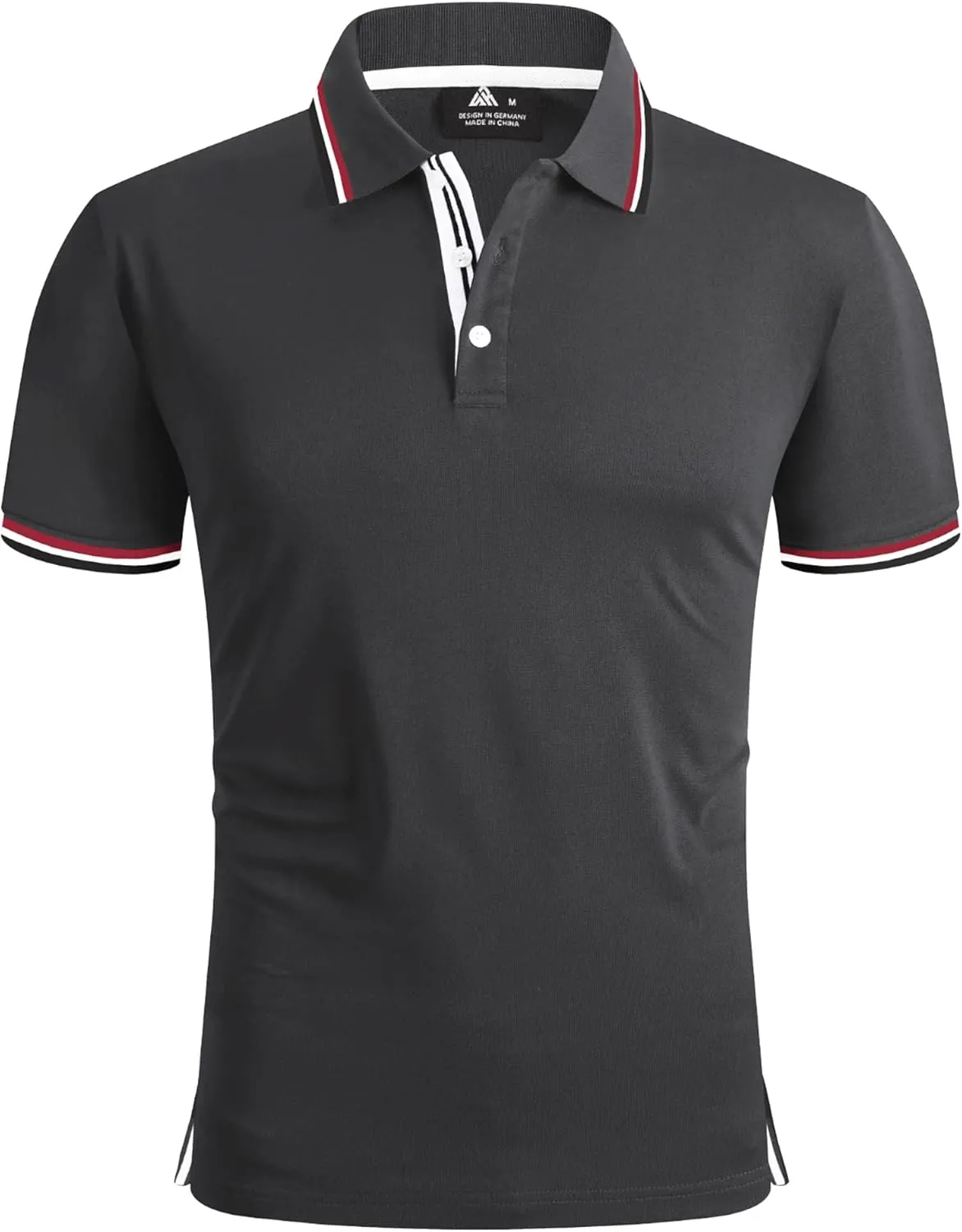 SwissWell Poloshirt Herren Kurzarm Atmungsaktiv Golf Tennis Sport Polo Shirts Sommer Freizeit T-Shirt