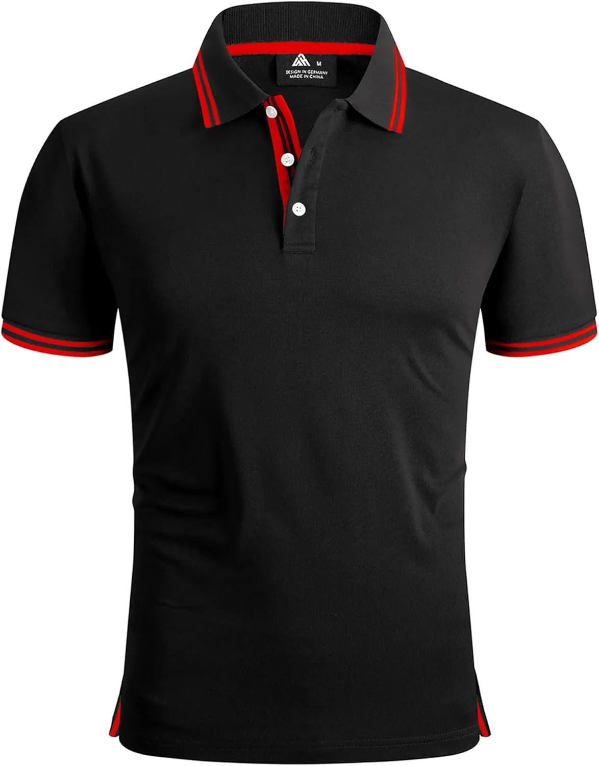 SwissWell Poloshirt Herren Kurzarm Atmungsaktiv Golf Tennis Sport Polo Shirts Sommer Freizeit T-Shirt