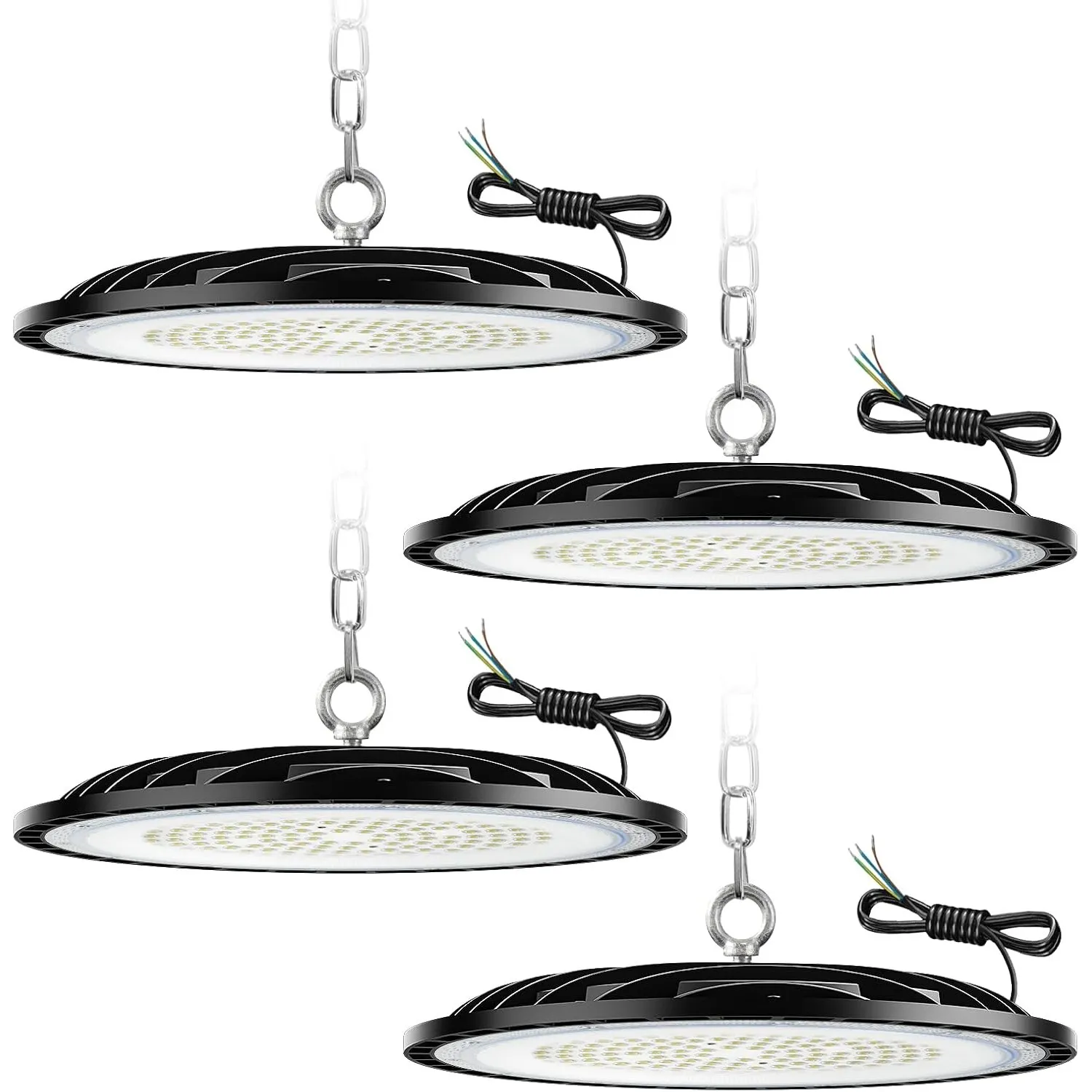150W UFO LED High Bay Light, Hallenstrahler 22500LM, 6000K Kaltweiß UFO LED Werkstattlampe, IP65 Wasserdichte Industrie…
