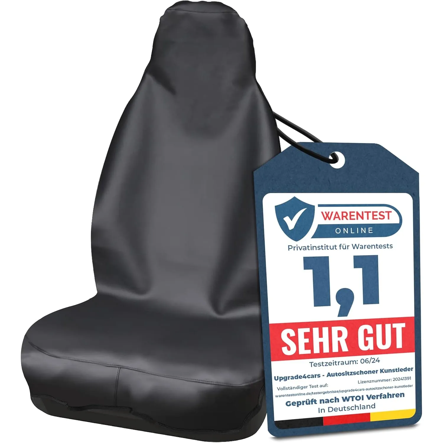Upgrade4cars Autositzbezug Universal wasserdicht Vordersitze Auto Zubehör