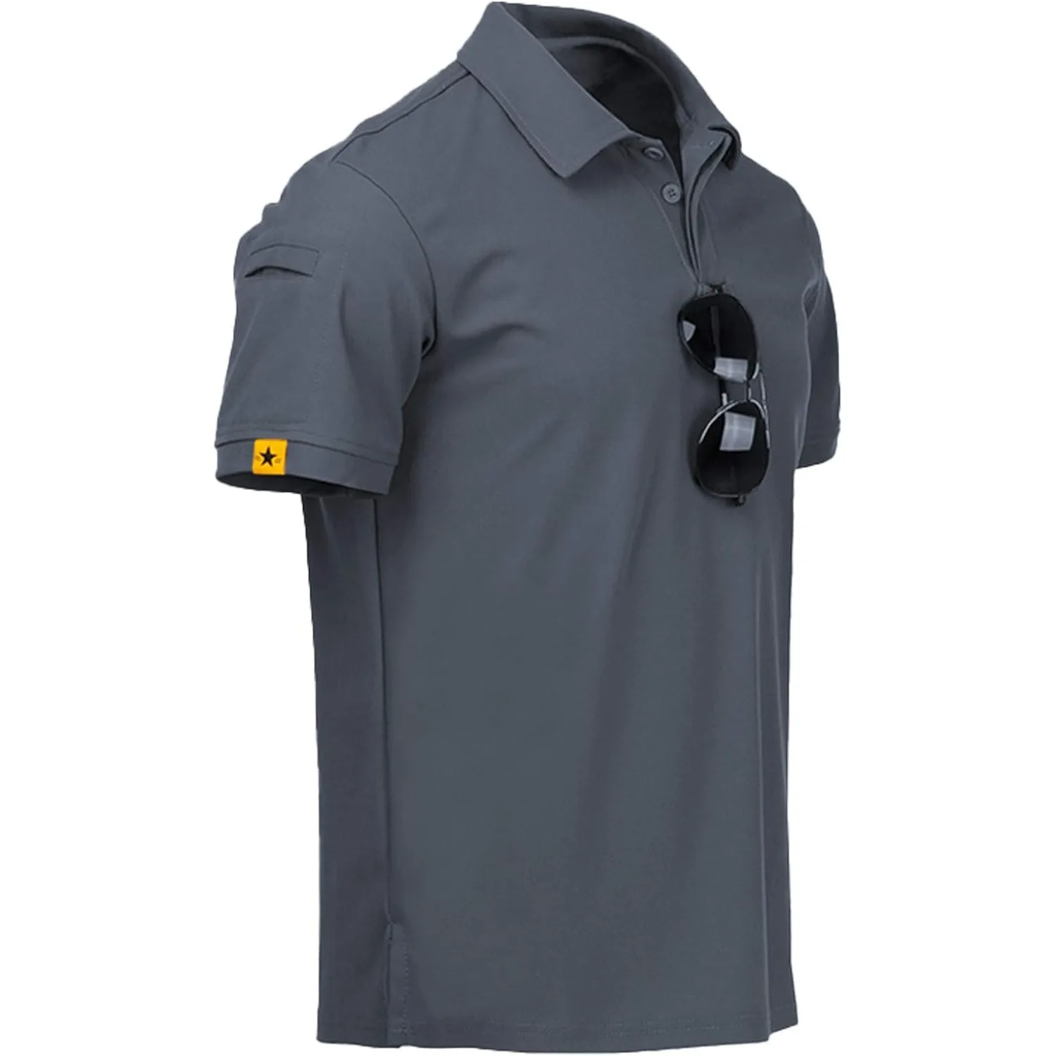 JACKETOWN Poloshirts Herren Kurzarm Atmungsaktives Schnelltrocknend Poloshirts Männer Tennis Sommer Knopfleiste T-Shirt…