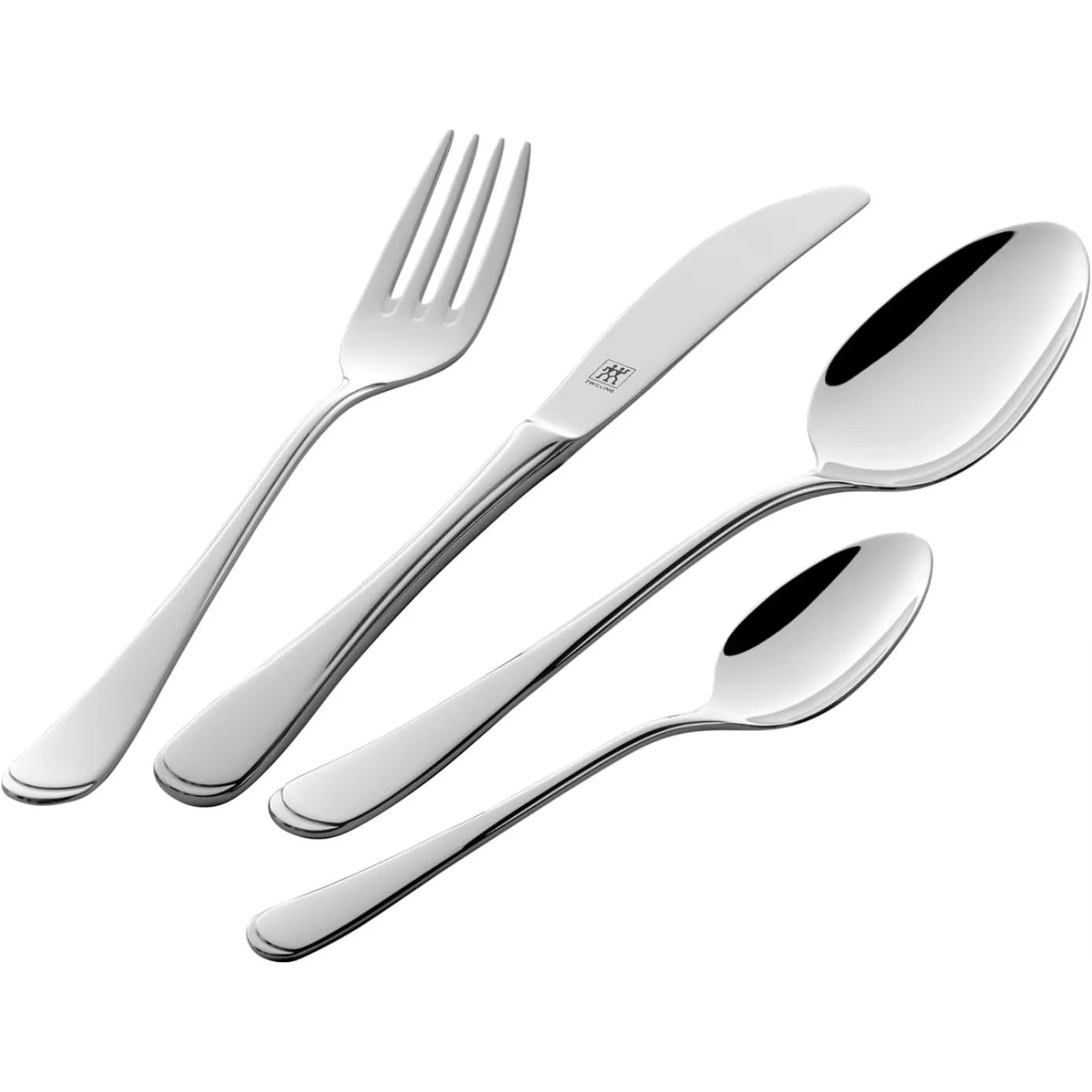 ZWILLING Nottingham Besteckset 68-teilig, Für 12 Personen, Edelstahl, Spülmaschinengeeignet, Silber
