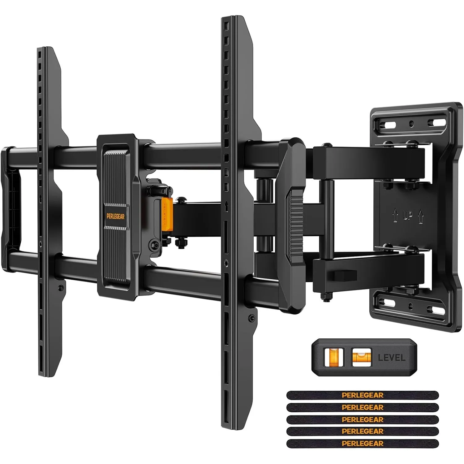Perlegear TV Wandhalterung Schwenkbar Neigbar für 42-86 Zoll Flach & Curved Fernseher, TV Halterung max.VESA 600x400mm …