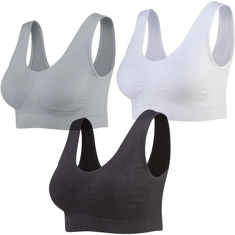 Lemef Damen Seamless Sport BH mit Merfarben Wohlfühl-BH