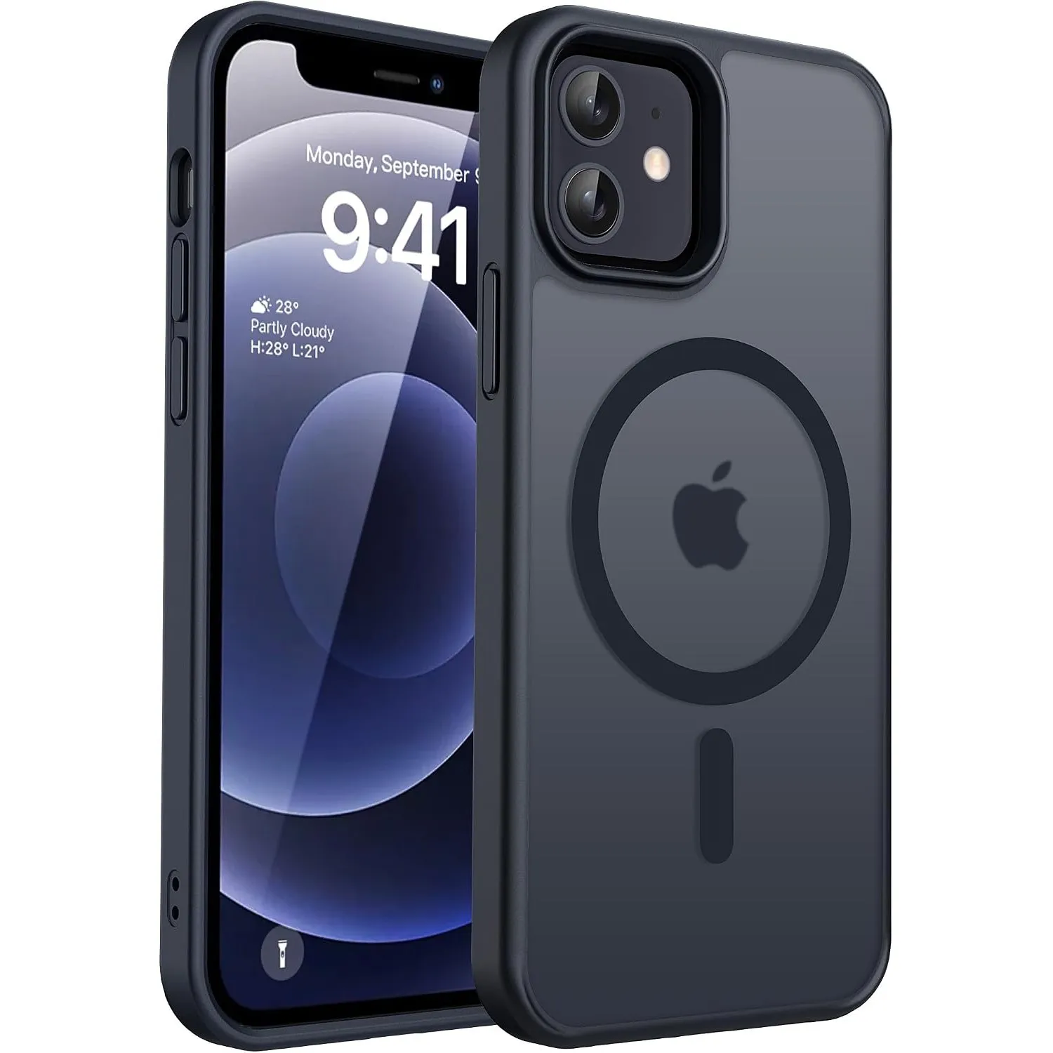 CACOE für iPhone 12/12 Pro Hülle mit Militärschutz für MagSafe Handyhülle