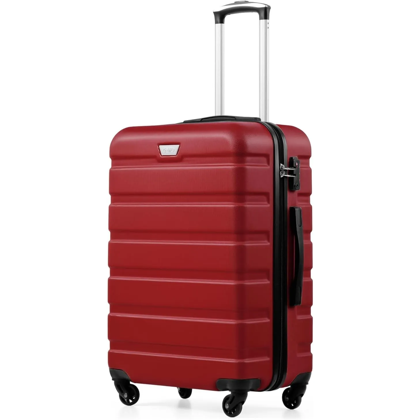COOLIFE Mittelgroßer Koffer, 67cm L, PC+ABS, Reisekoffer mit Spinner Räder | TSA-Schloss, Leicht robuster hartschale, Y…