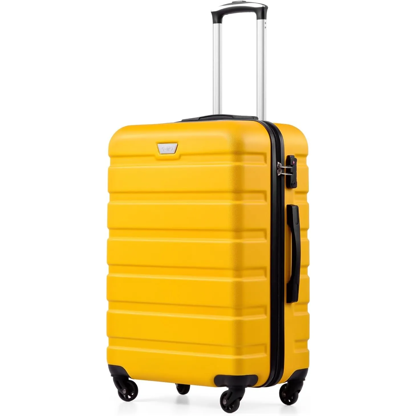 COOLIFE Mittelgroßer Koffer, 67cm L, PC+ABS, Reisekoffer mit Spinner Räder