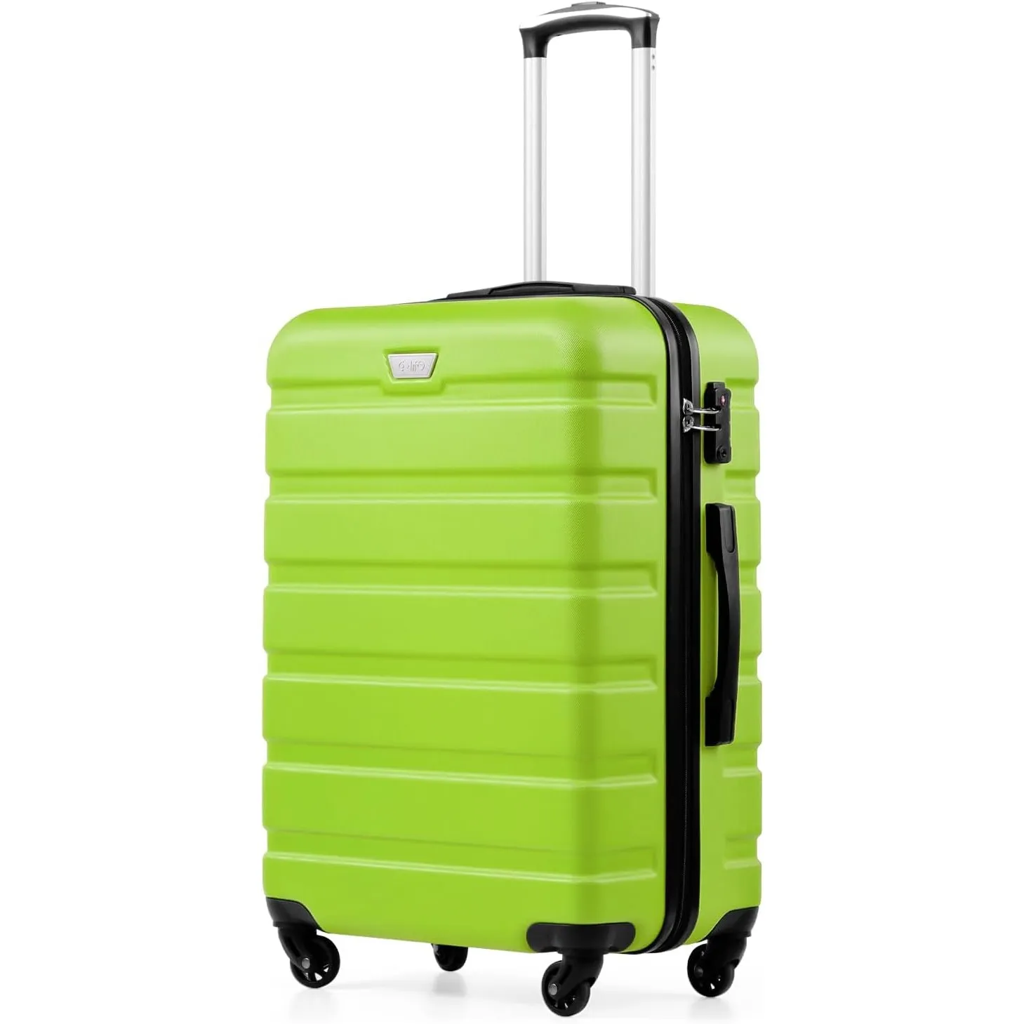 COOLIFE Mittelgroßer Koffer, 67cm L, PC+ABS, Reisekoffer mit Spinner Räder