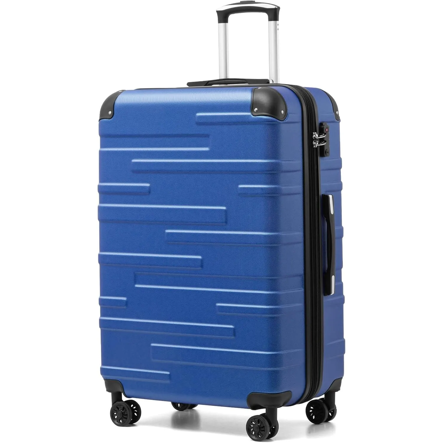 COOLIFE Koffer Groß XL 77cm, Erweiterbar Rollkoffer 93L mit TSA, Hartschale