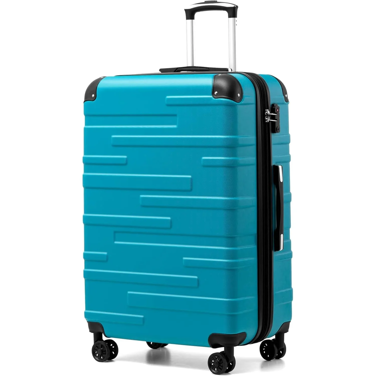 COOLIFE Koffer Groß XL 77cm, Erweiterbar Rollkoffer 93L mit TSA, Hartschale