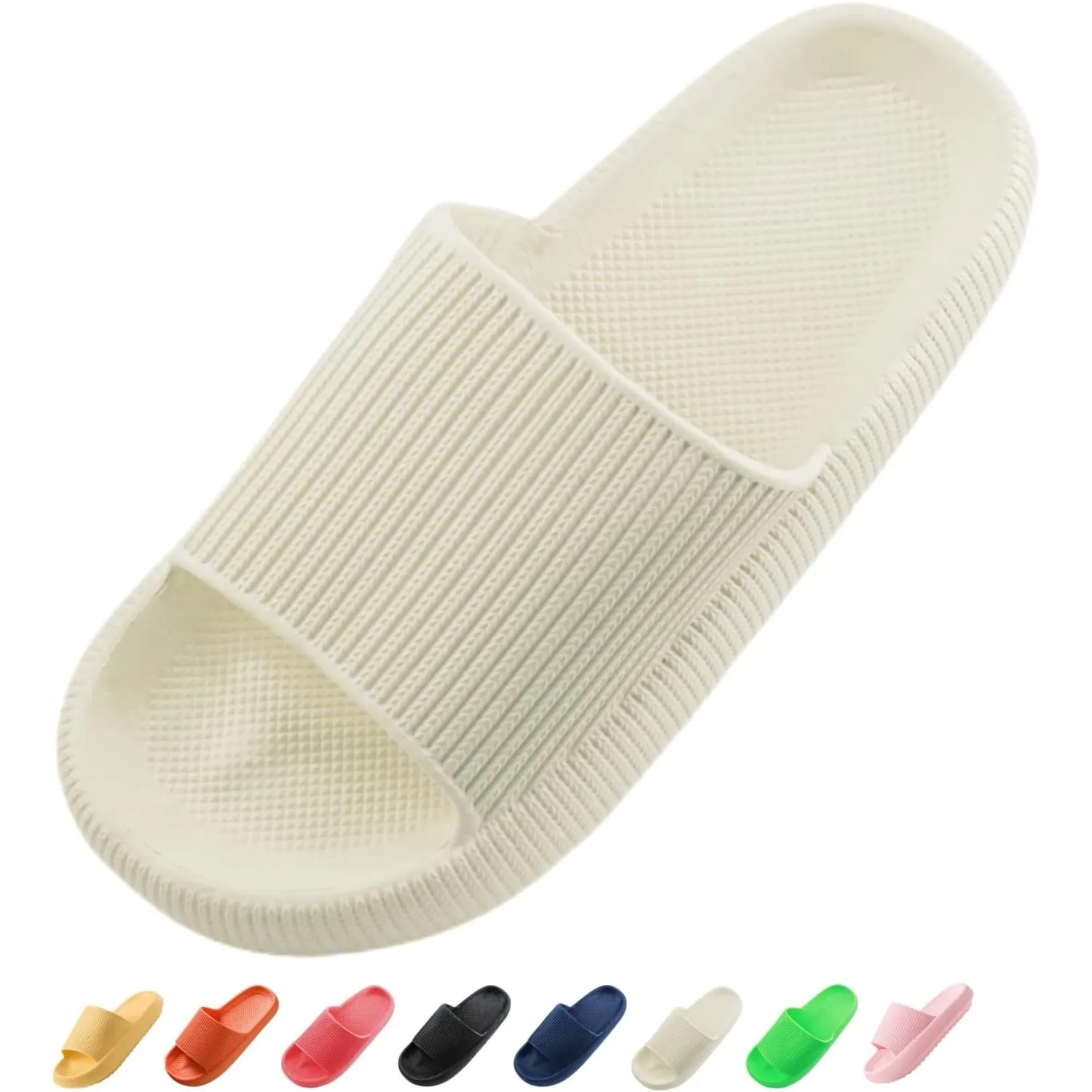 Sumvov Cozyslides Original Damen Schlappen 100% EVA Super Weich Rutschfest Badeschuhe Cozislides Original Hausschuhe Da…