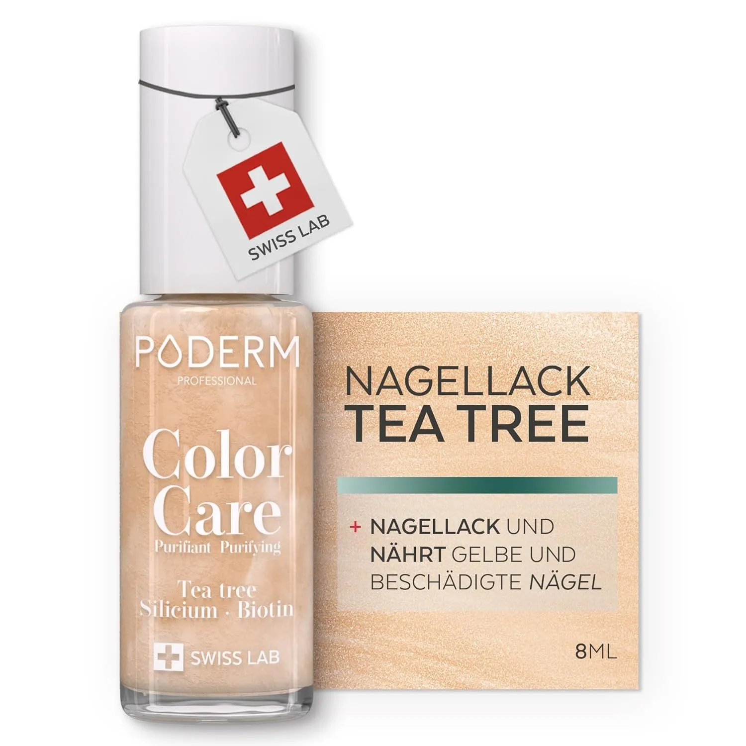 PODERM - TEEBAUM-NAGELLACK COLOR CARE Brillantgold