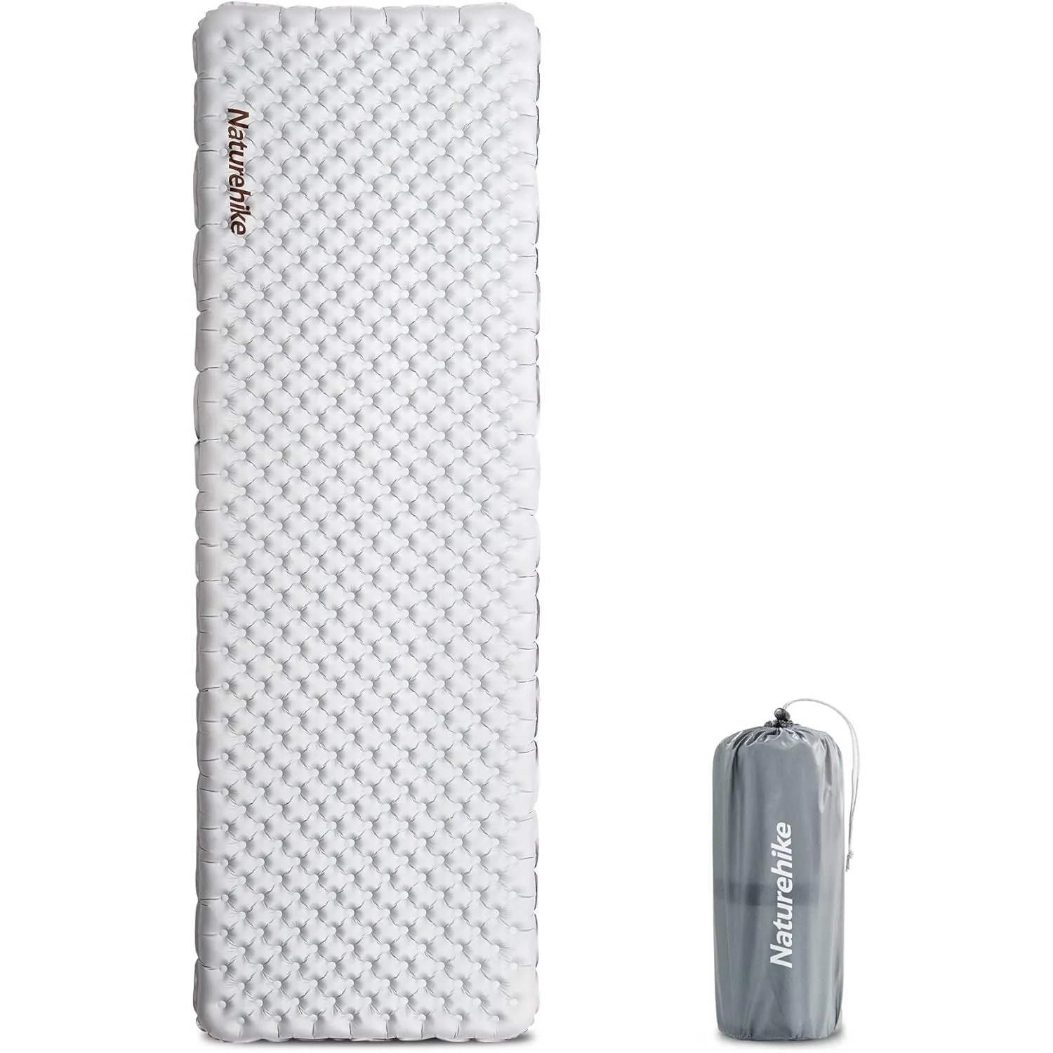 Naturehike Camping Isomatte Ultraleicht 5,8 R-Wert, 8 cm Dicke Aufblasbare Isomatte 4 Jahreszeiten Luftmatratze Selbsta…