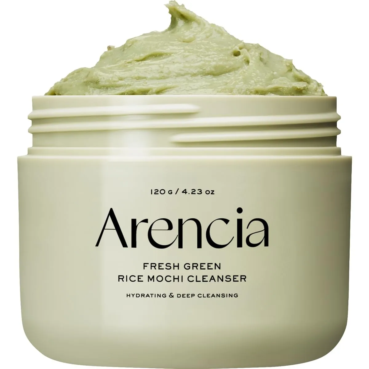 Arencia koreanischer Reis-Mochi-Gesichtsreiniger, schäumendes, sanftes Peeling, Alles-in-einem-Tiefenreinigung, feuchti…