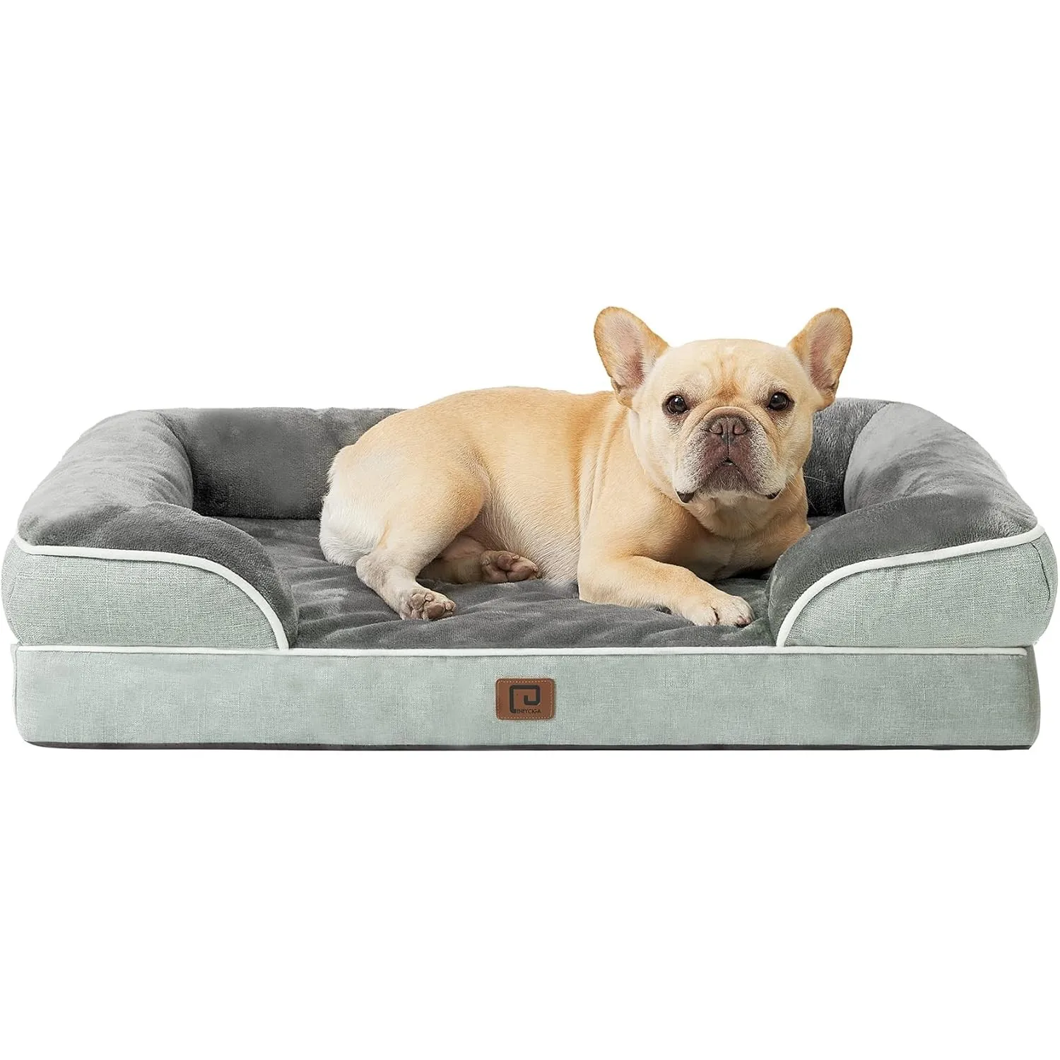 EHEYCIGA Orthopädisches Hundebett Kleine Hunde, 76x51cm, Memory Foam Hundekorb Mittelgroße Hunde, Waschbar Hundesofa Wa…