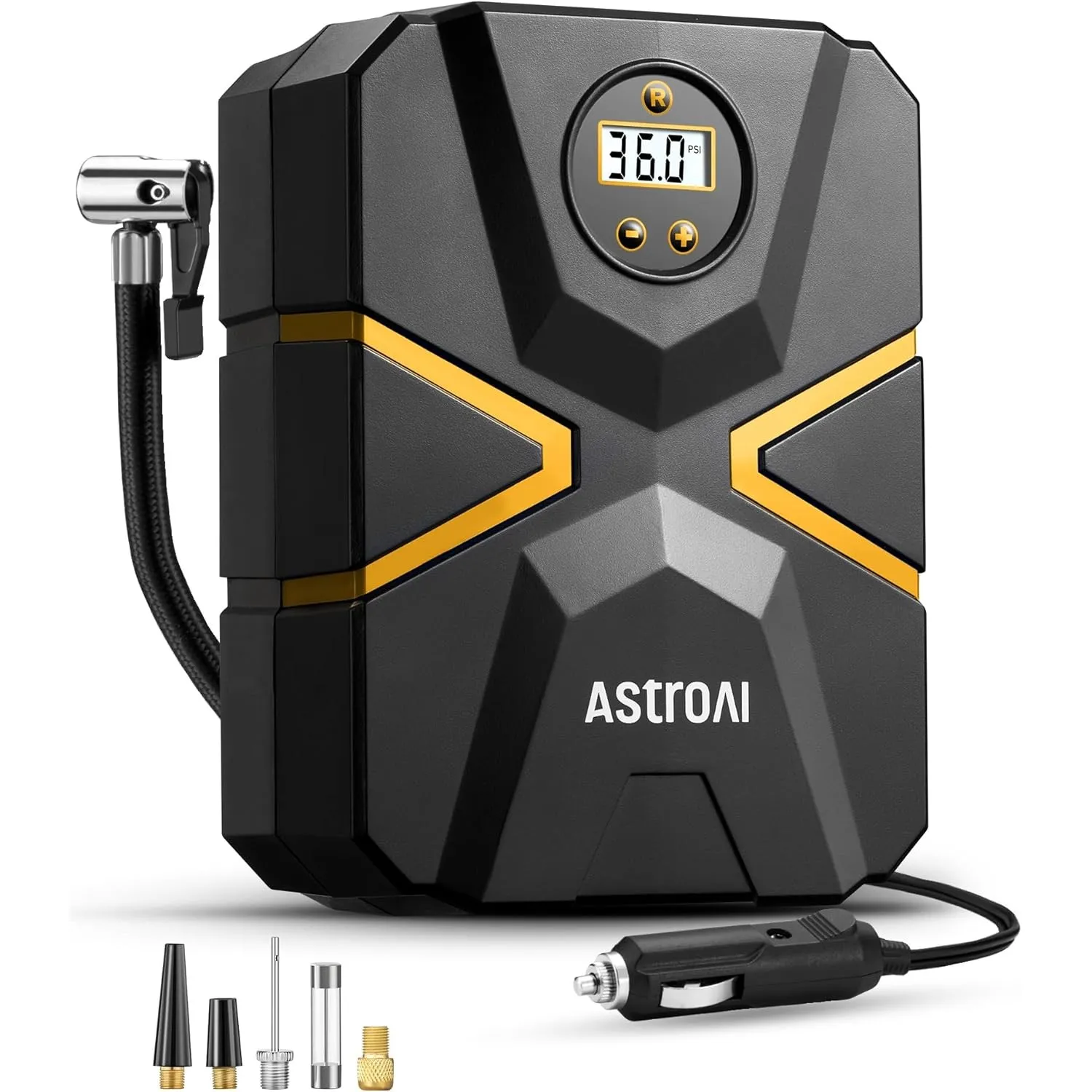 AstroAI Kompressor Auto Autoreifen Pumpe 10,3 bar Luftpumpe 12V Kompressor