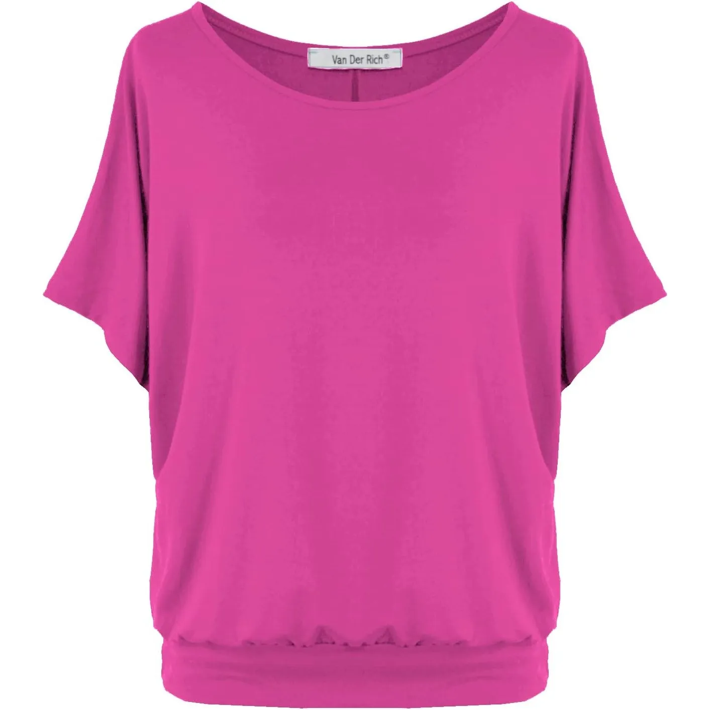 Van Der Rich ® - Oversize T-Shirt mit Fledermausärme - Damen