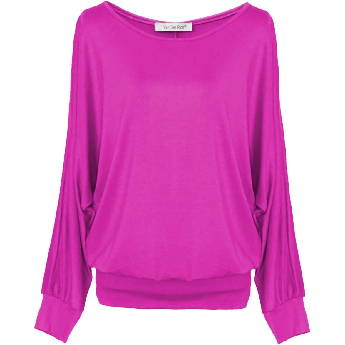 Van Der Rich ® - Oversize T-Shirt mit Fledermausärme - Damen