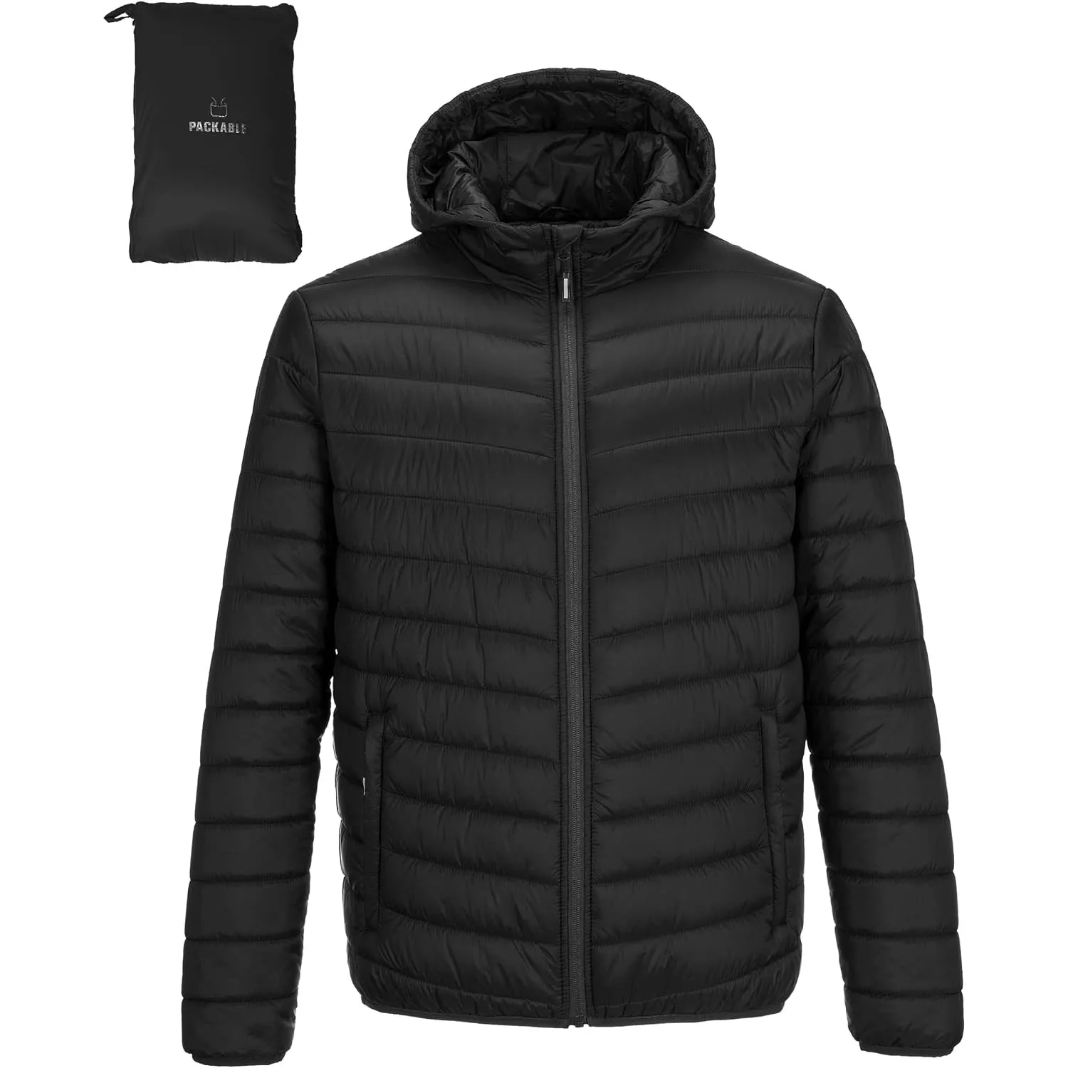 Outdoor Ventures Herren Steppjacke Wasserdichte Winterjacke Pufferjacke