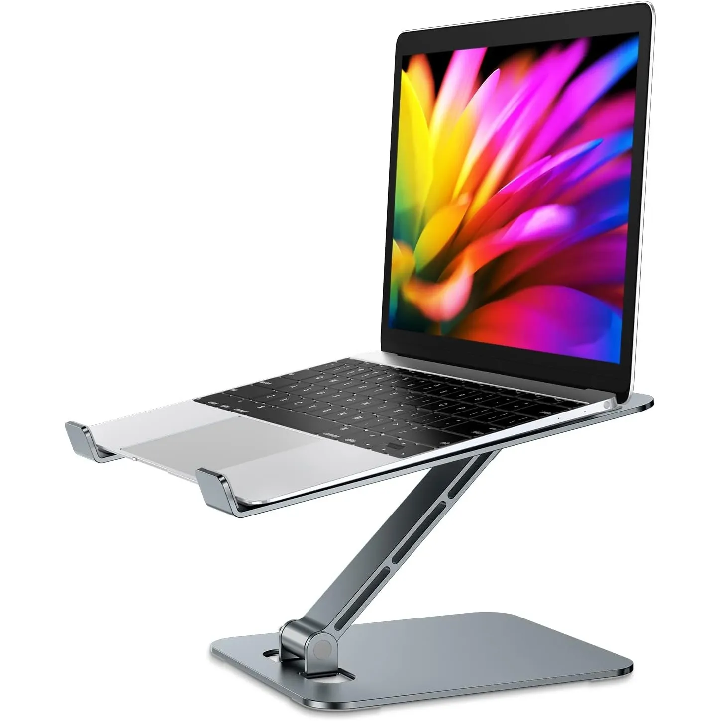 Babacom Laptop Ständer Höhenverstellbar, Faltbarer aus Aluminiumlegierung