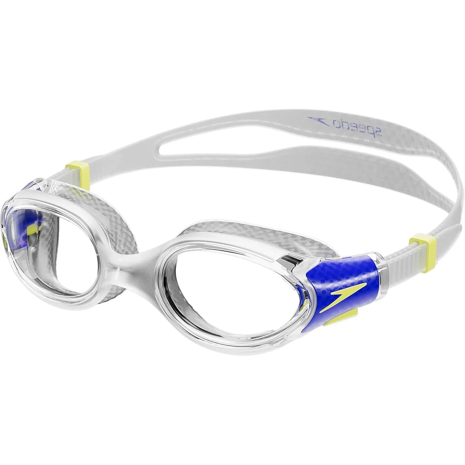Speedo Unisex Kinder Biofuse 2.0 Schwimmbrille | Patentierte einfache Anpassung | Anti-Beschlag | Wasserdicht | Verbess…