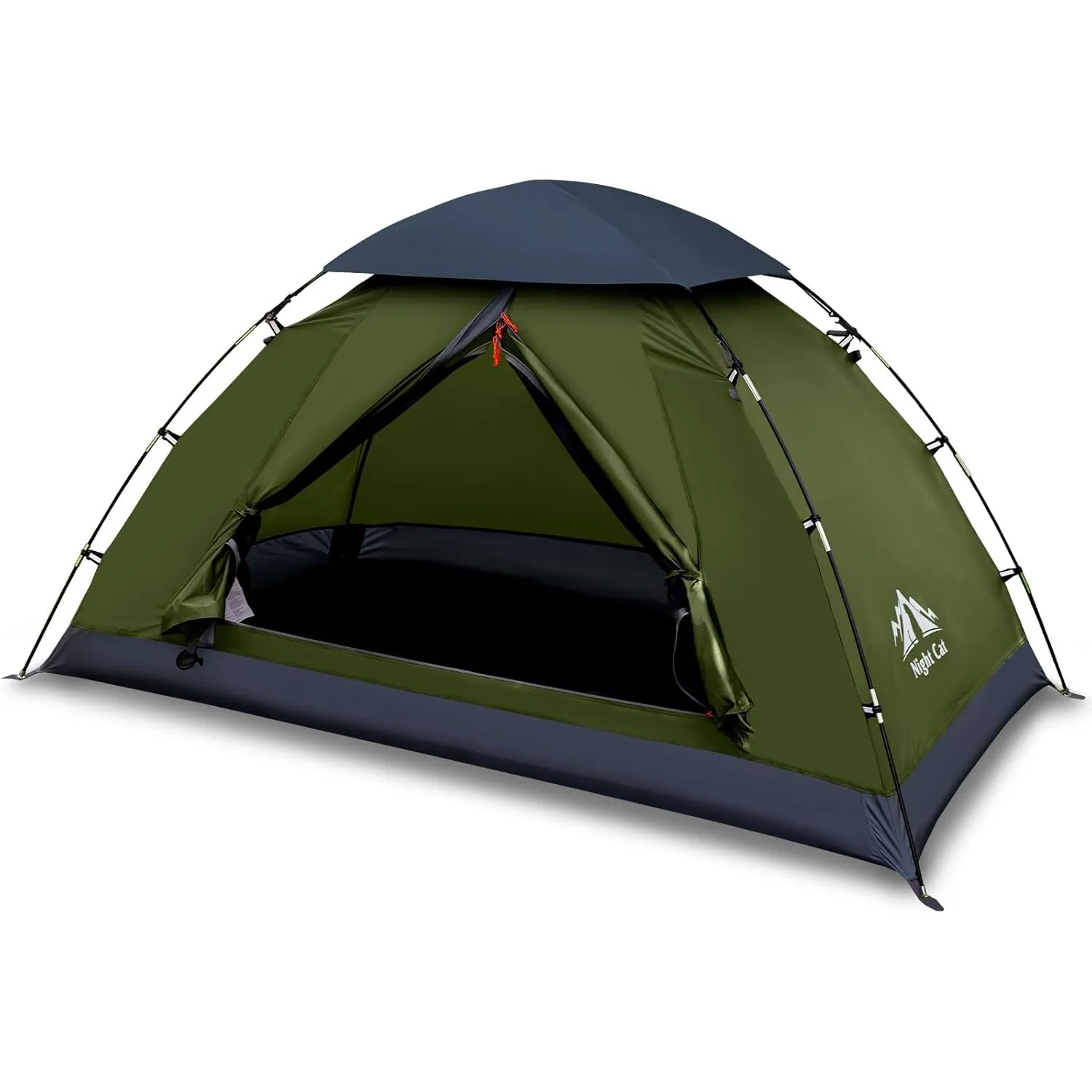 Night Cat Zelt für 1 Person Camping: Wasserdicht Rucksackzelte für 1 Mann Einfache Einrichtung Leichtgewichtig Wanderun…
