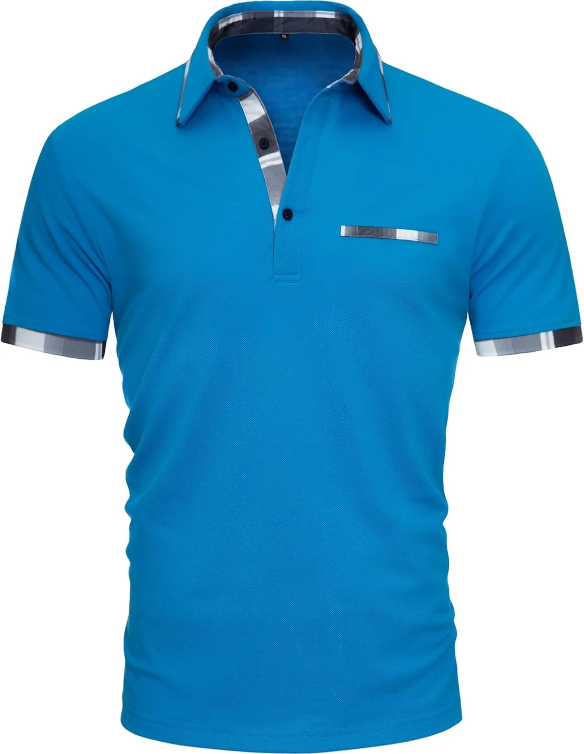 GLESTORE Poloshirt Herren Kurzarm Golf PoloHemd Männer Poloshirts Sommer Polo Hemden T Shirt