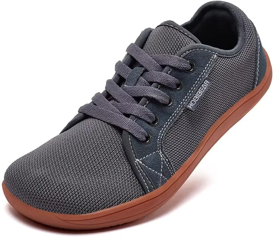 HOBIBEAR Unisex Breite Barfuss Schuhe Damen Herren Barfußschuhe Minimalistische Outdoor Trail Running Walking Schuhe