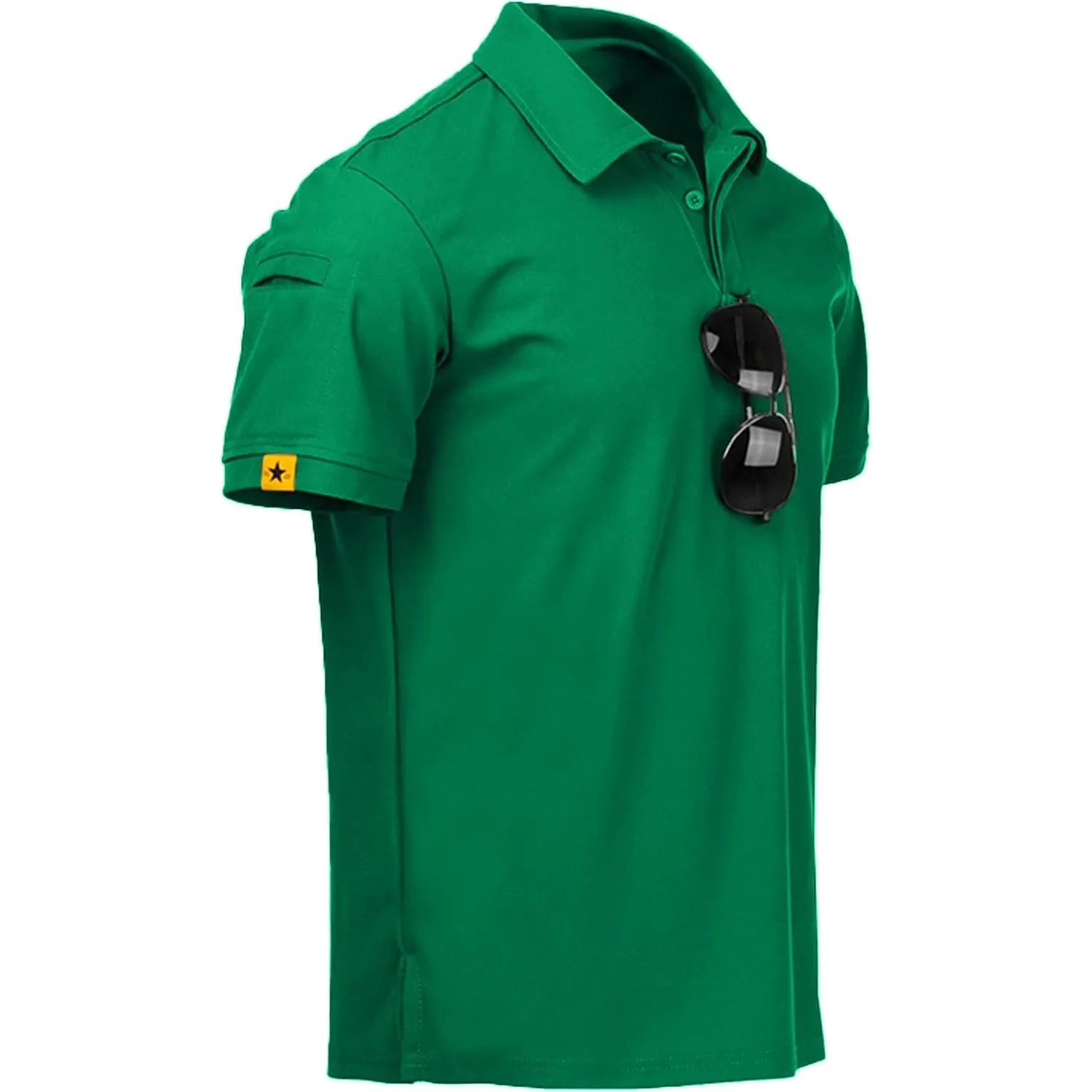 JACKETOWN Poloshirts Herren Kurzarm Atmungsaktives Schnelltrocknend Poloshirts Männer Tennis Sommer Knopfleiste T-Shirt…