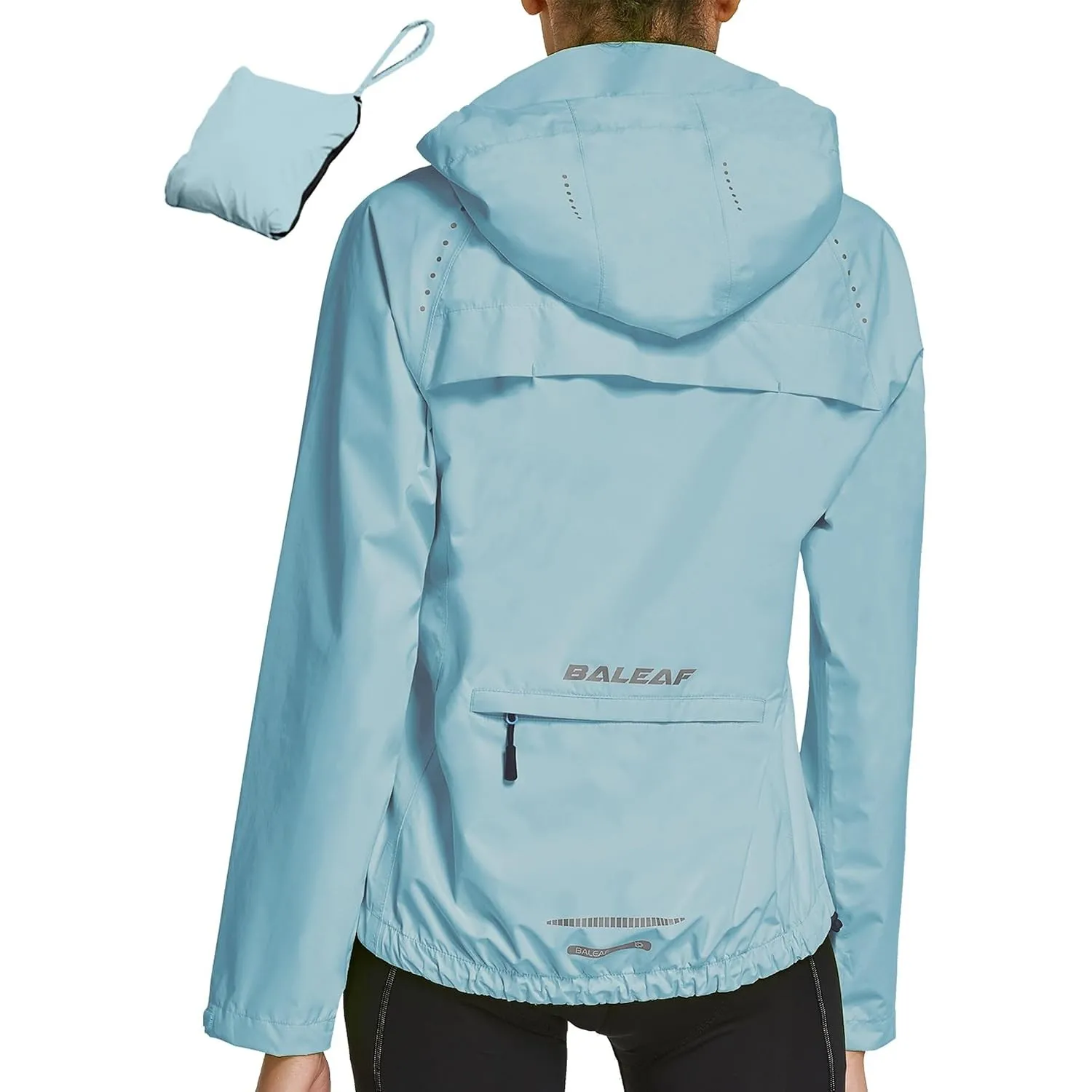 baleaf Fahrradjacke Damen Regenjacke Wasserdicht Atmungsaktiv Wanderjacke Windbreaker Sommerjacke Outdoor Jacken Leicht…