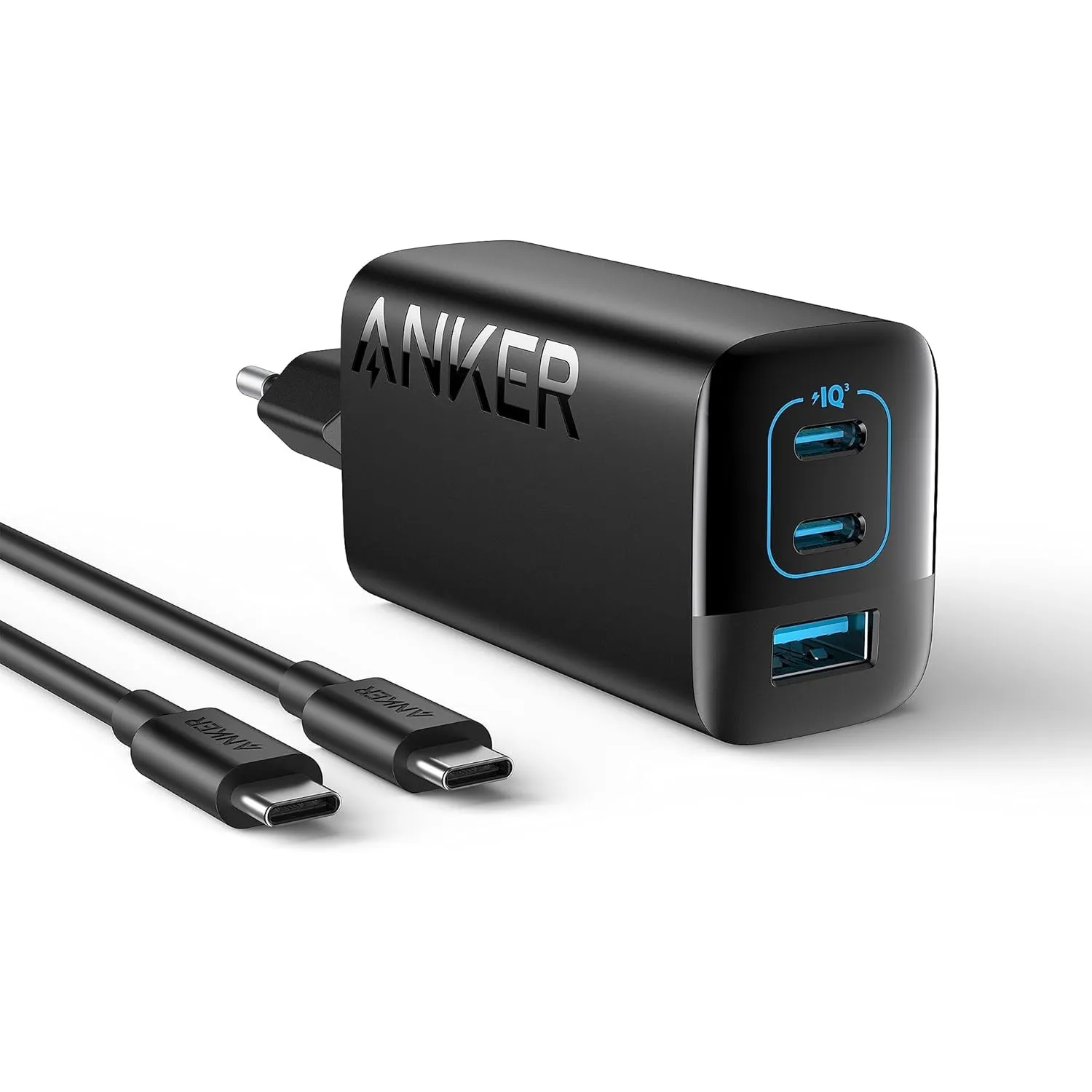 Anker USB C Ladegerät 67W, Anker 335 Hochleistungs-Netzteil mit PIQ 3.0, 3-Port Schnellladegerät, iPad ladegerät, PD Ch…