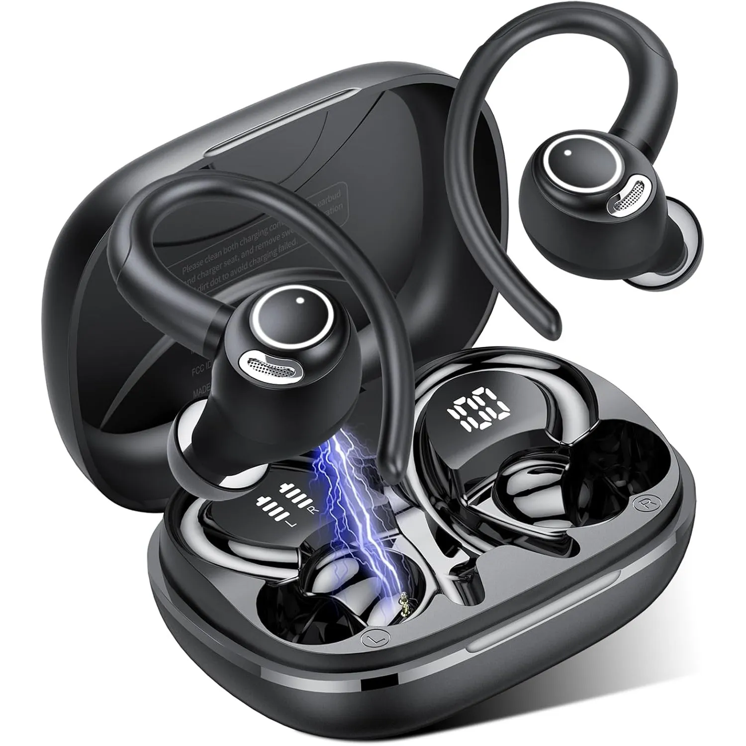 Bluetooth Kopfhörer Sport, In Ear Kopfhörer Kabellos Bluetooth 5.4, Laufen