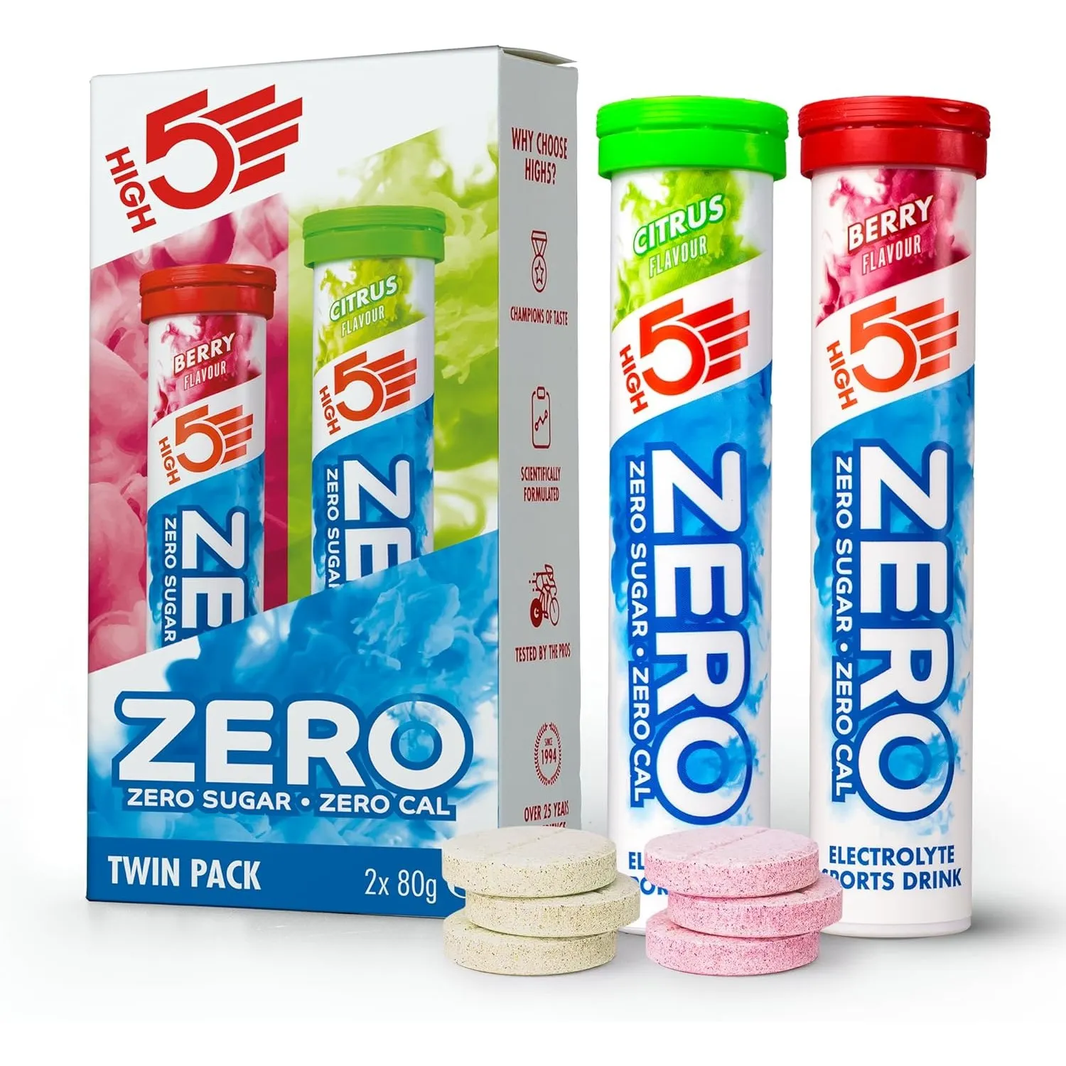 HIGH5 ZERO Elektrolyte Ohne Zucker - Hydration Helper, Für Mehr Leistung und Wohlbefinden - Potassium Calcium Magnesium…