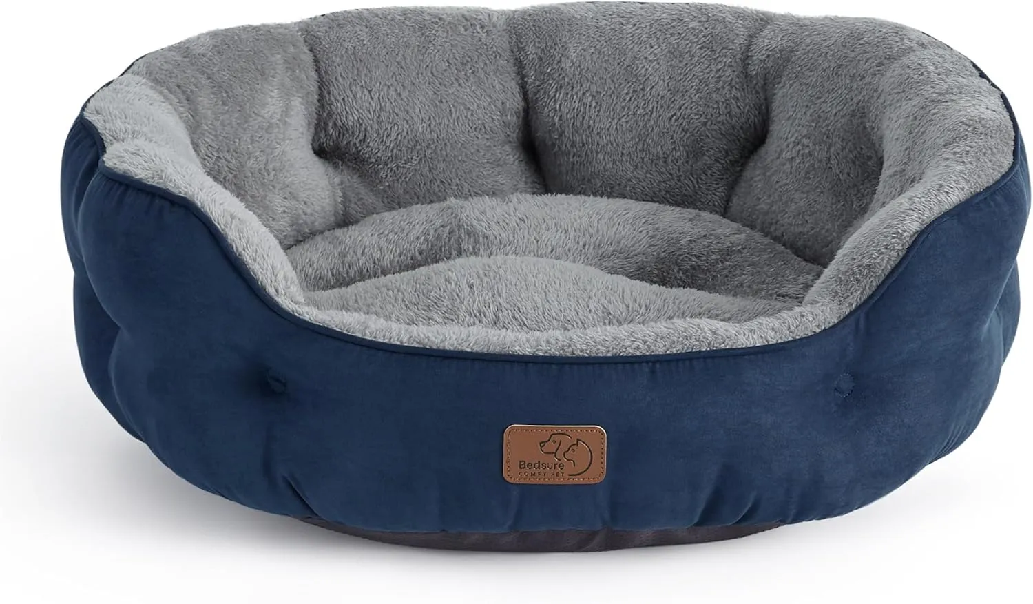 BEDSURE Katzenbett waschbar Katzen Bettchen - 63x53x20cm Katzenkorb mit Zweiseitig Innenkissen Katzenschlafplatz für Ka…